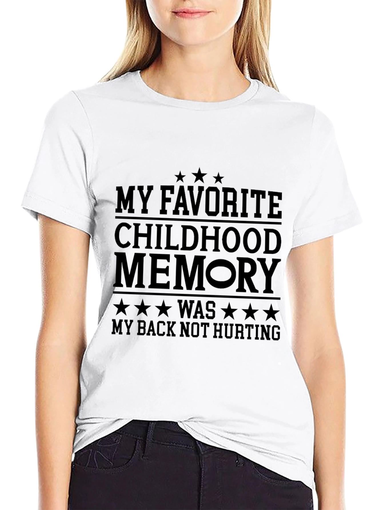 Humorous My Back Not Hurting T-Shirt