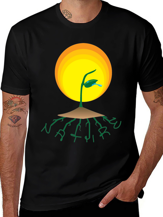 Nature Roots T-Shirt - Black