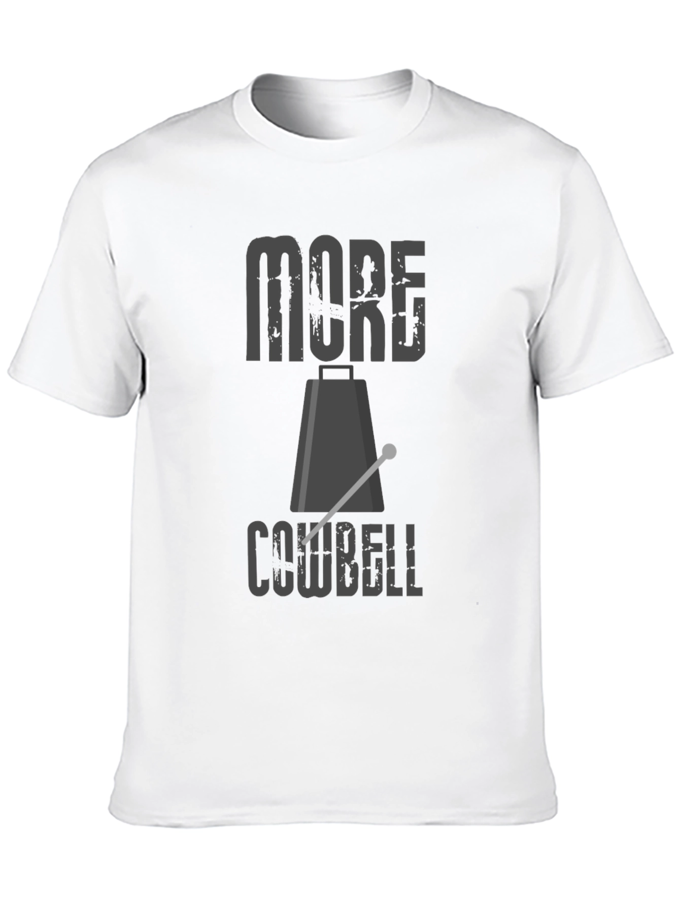 More Cowbell T-Shirt - Classic Rock Comedy