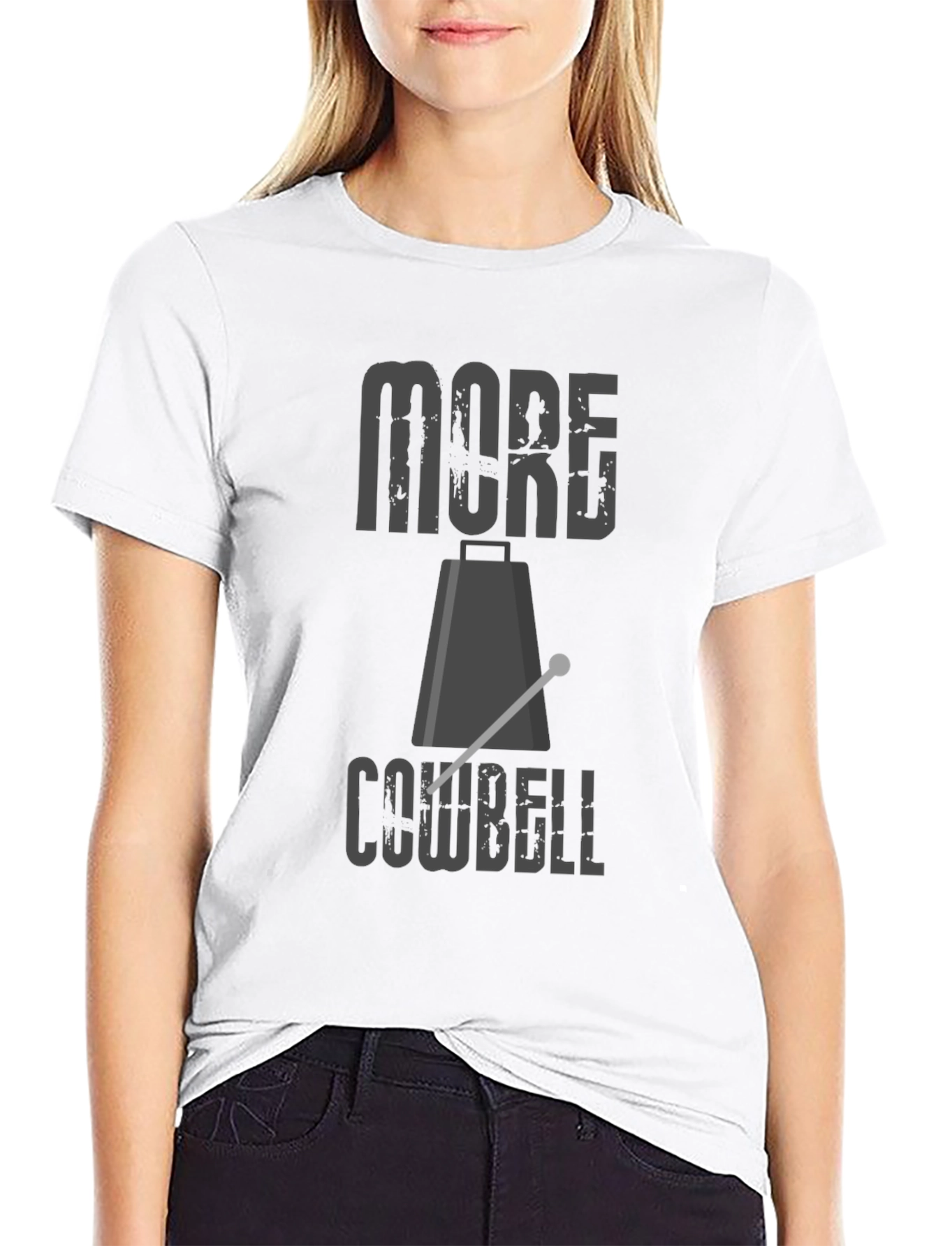 More Cowbell T-Shirt - Classic Rock Comedy