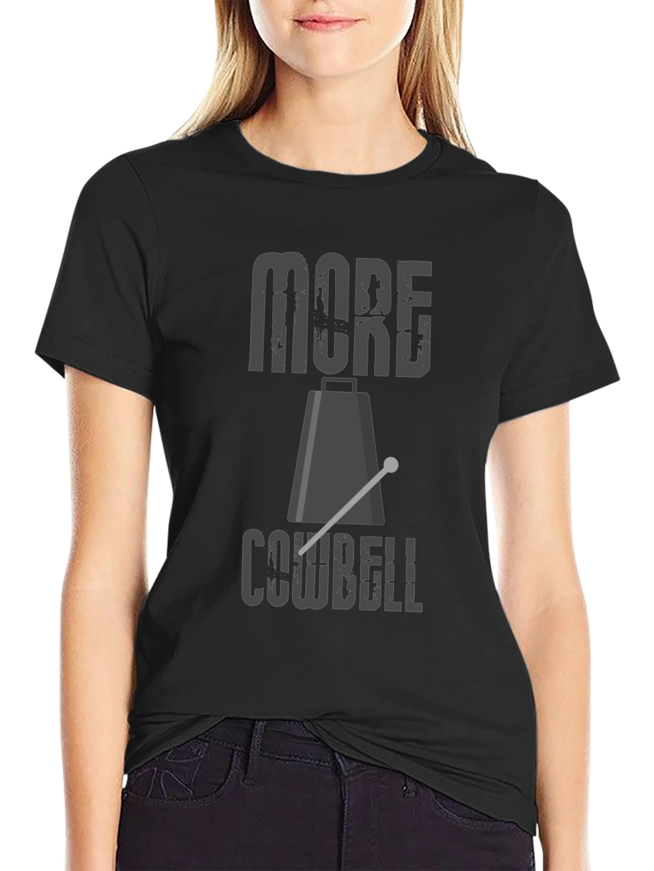 More Cowbell T-Shirt - Classic Rock Comedy