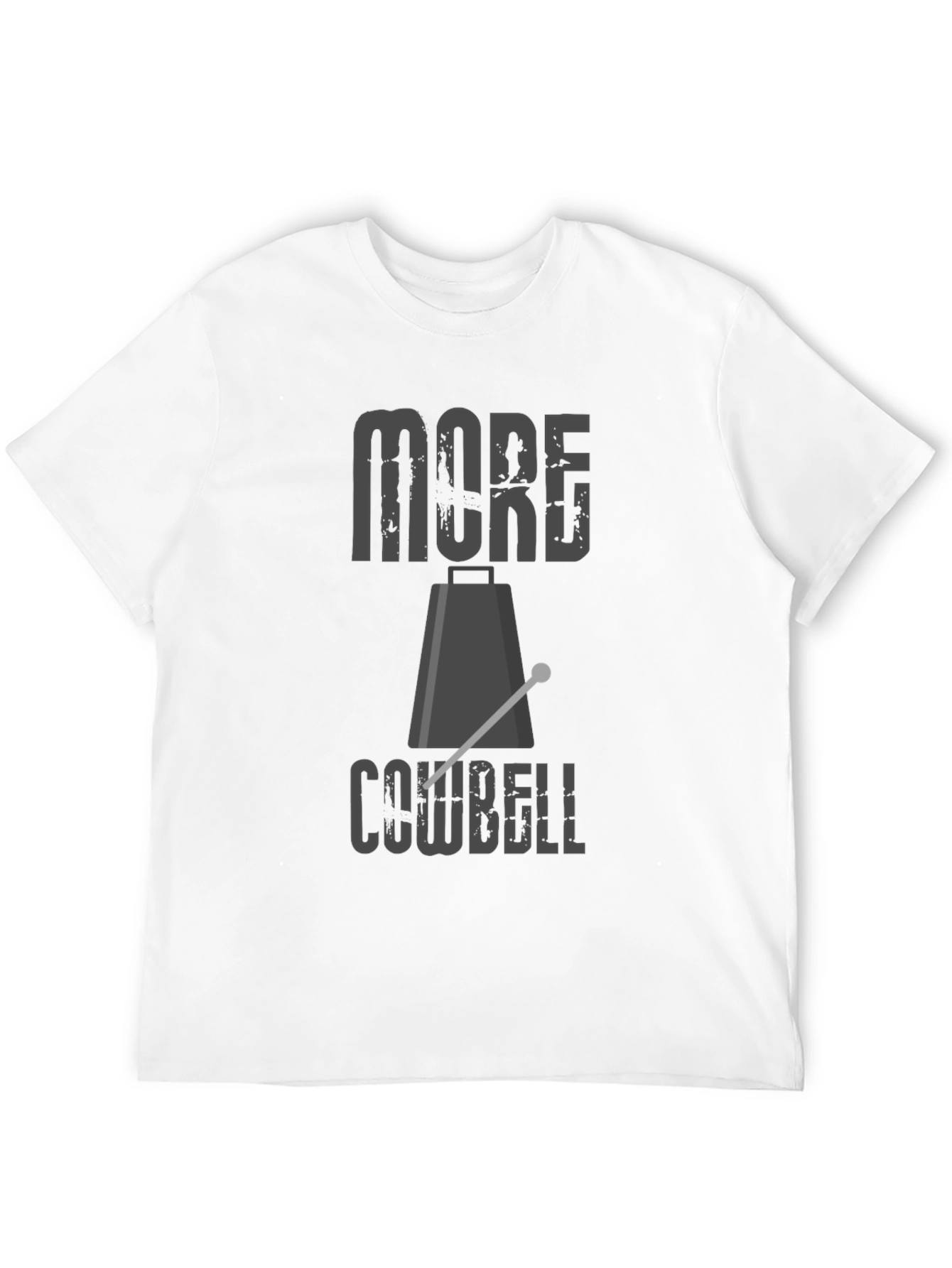 More Cowbell T-Shirt - Classic Rock Comedy
