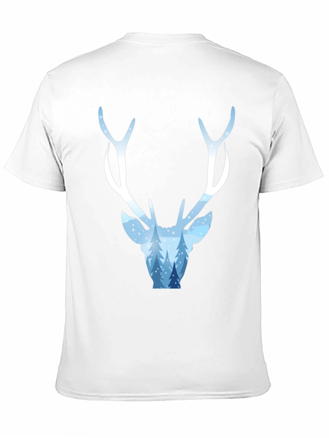 Winter Deer Graphic Tee - Stylish Holiday Apparel
