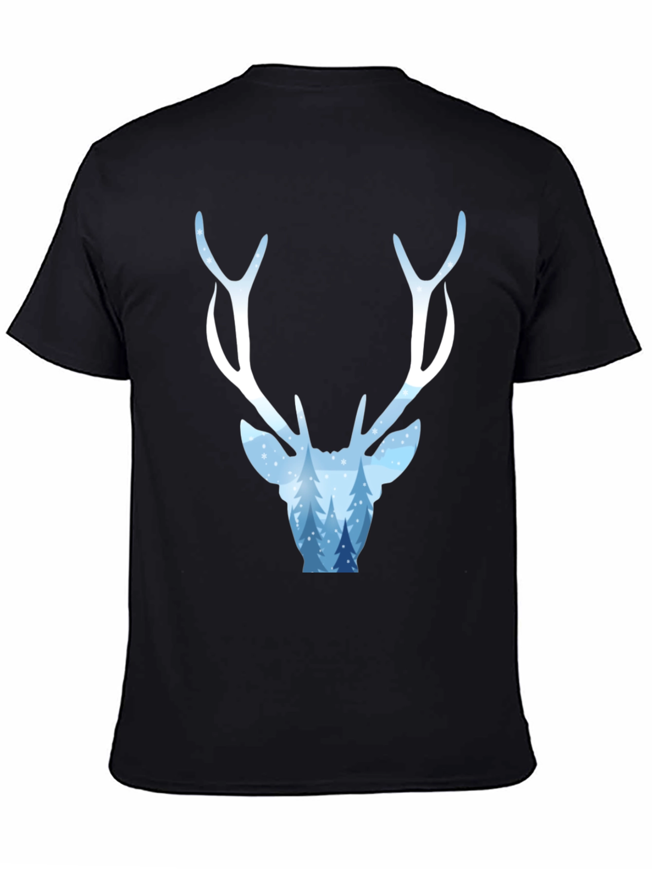 Winter Deer Graphic Tee - Stylish Holiday Apparel