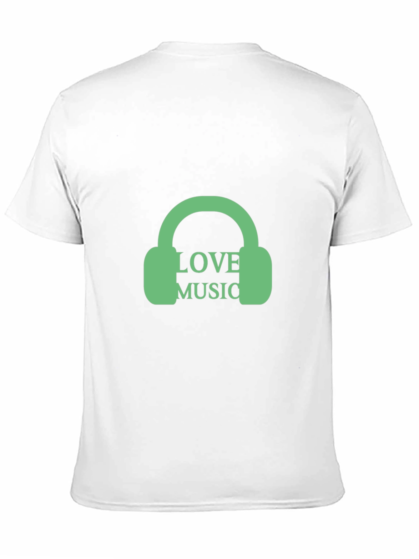 Love Music Graphic Tee - Trendy Black T-Shirt