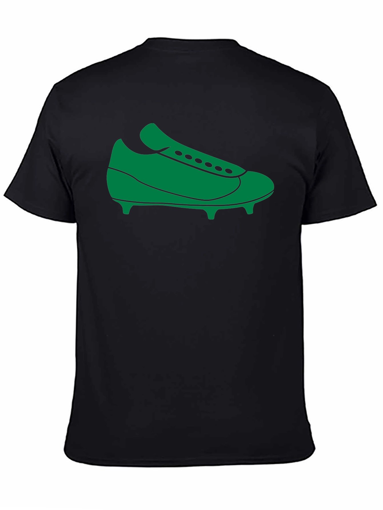 Green Soccer Shoe Graphic Tee - Sporty Style