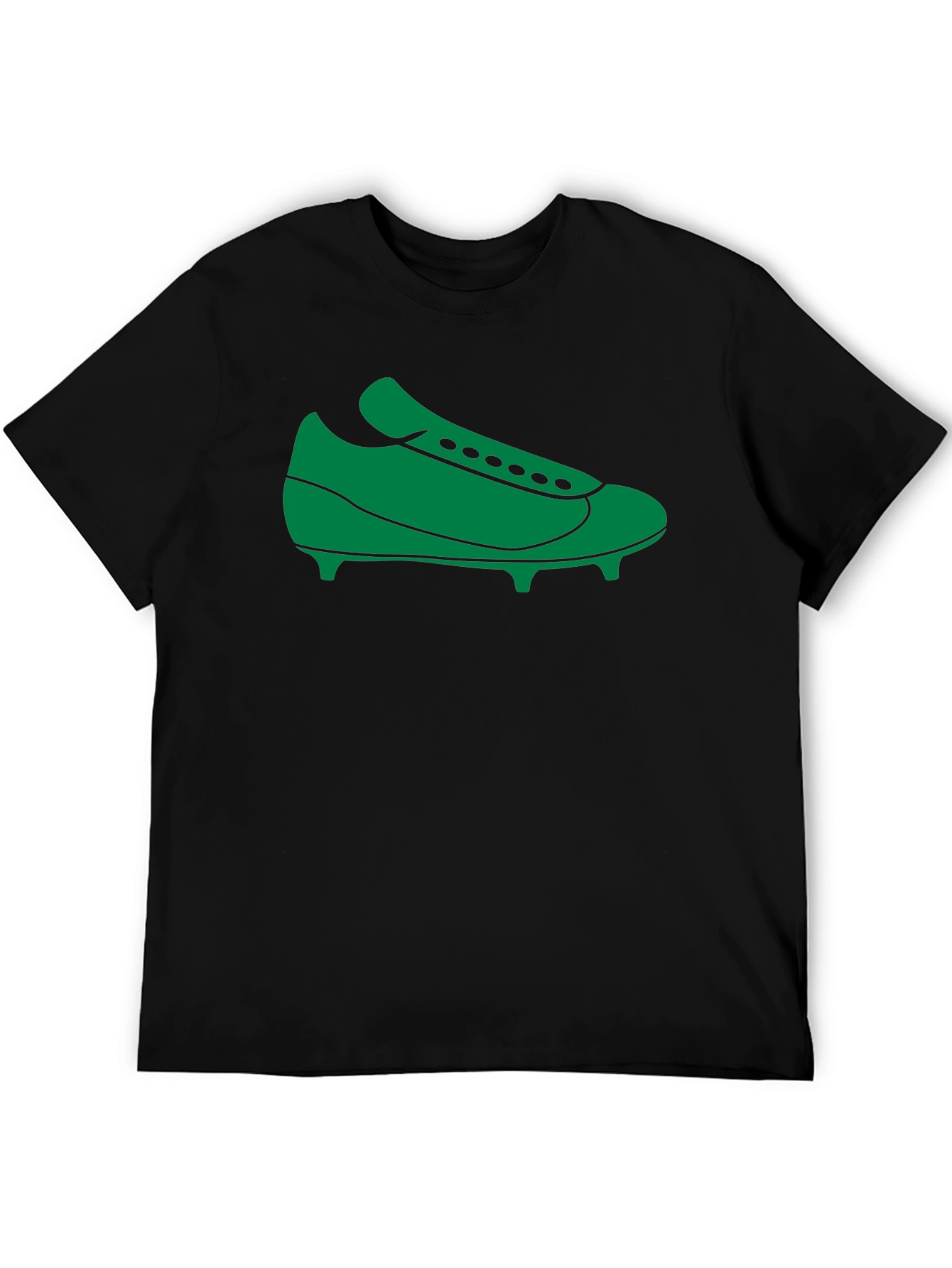 Green Soccer Shoe Graphic Tee - Sporty Style