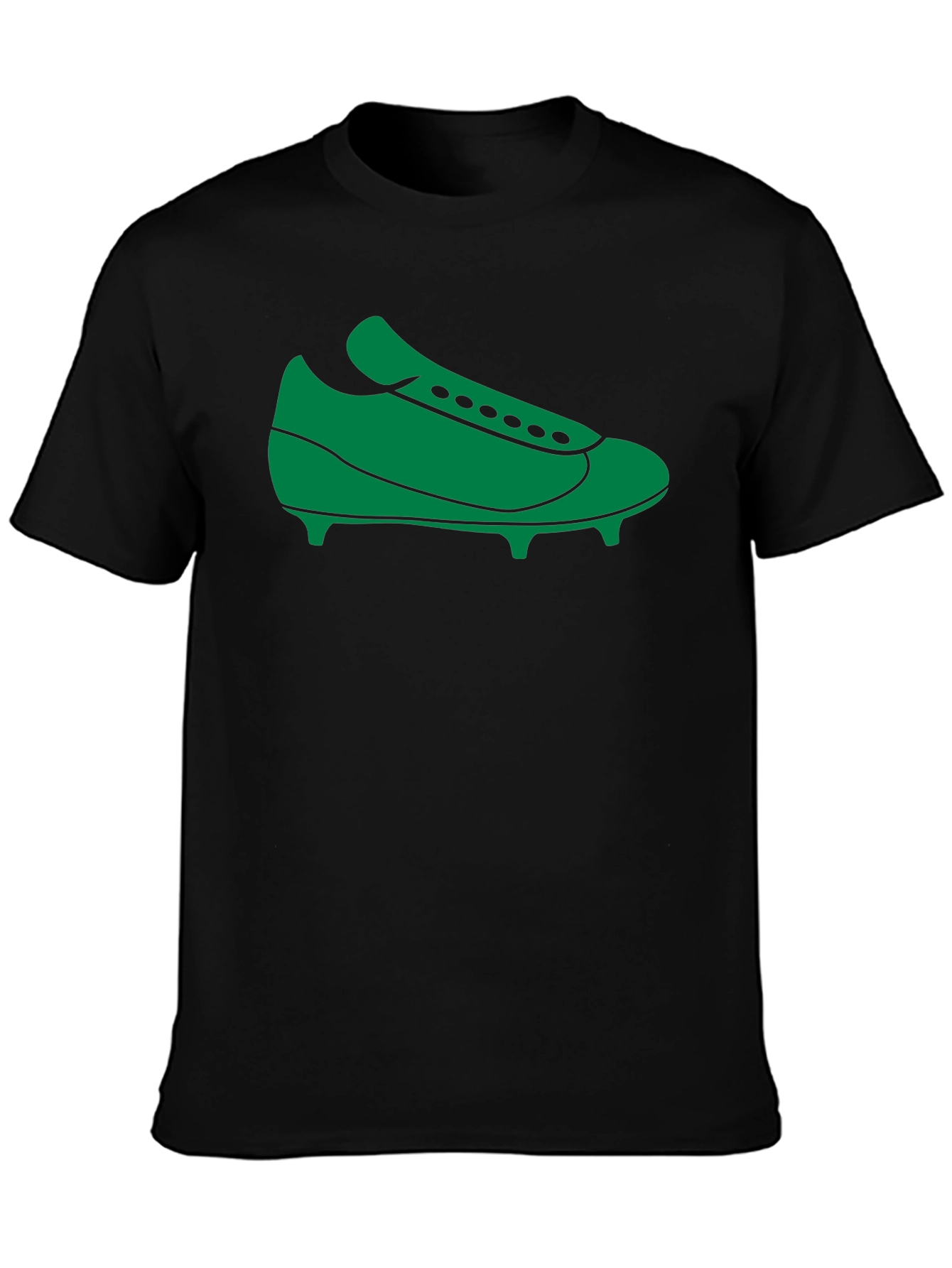 Green Soccer Shoe Graphic Tee - Sporty Style