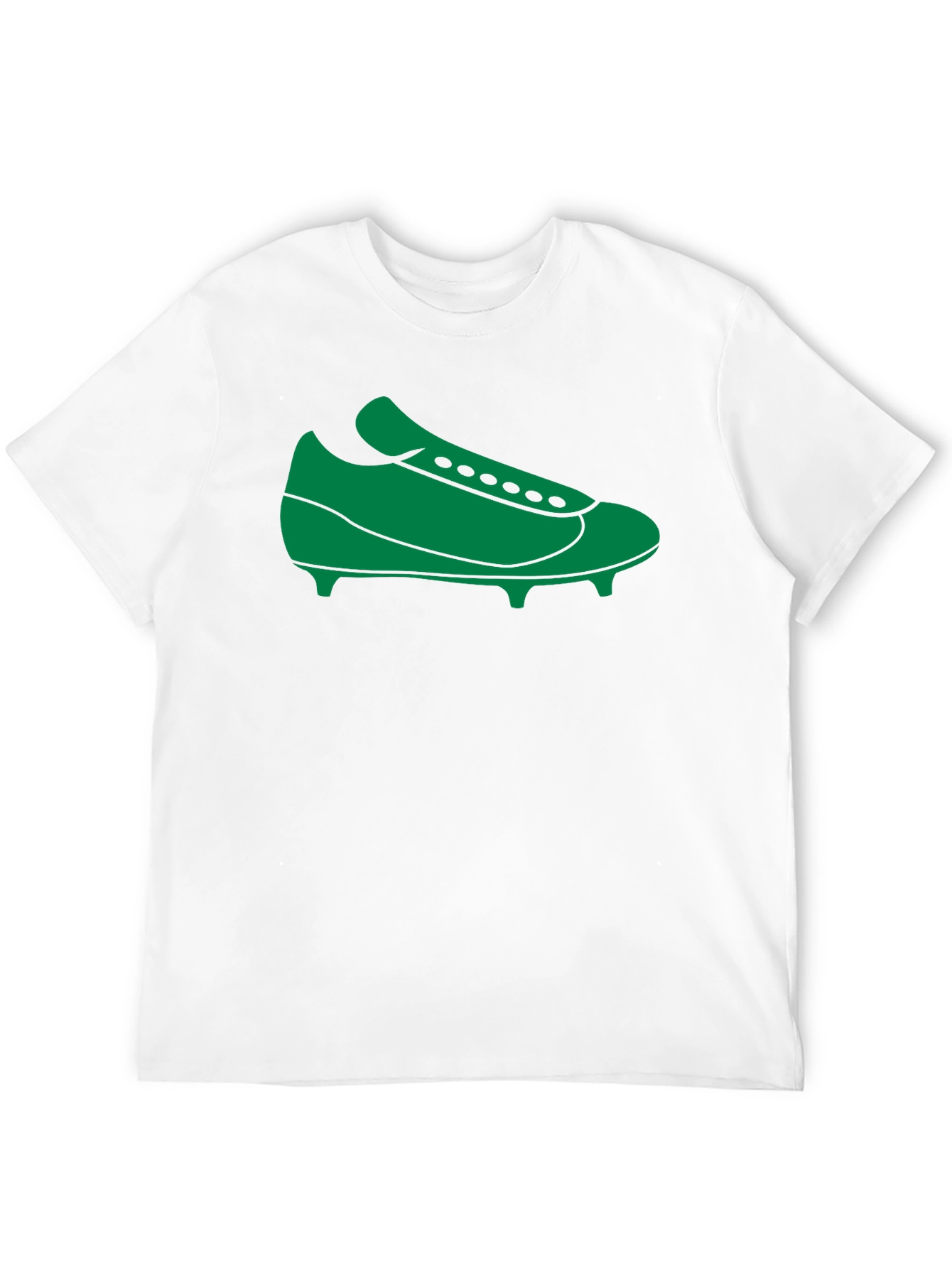 Green Soccer Shoe Graphic Tee - Sporty Style