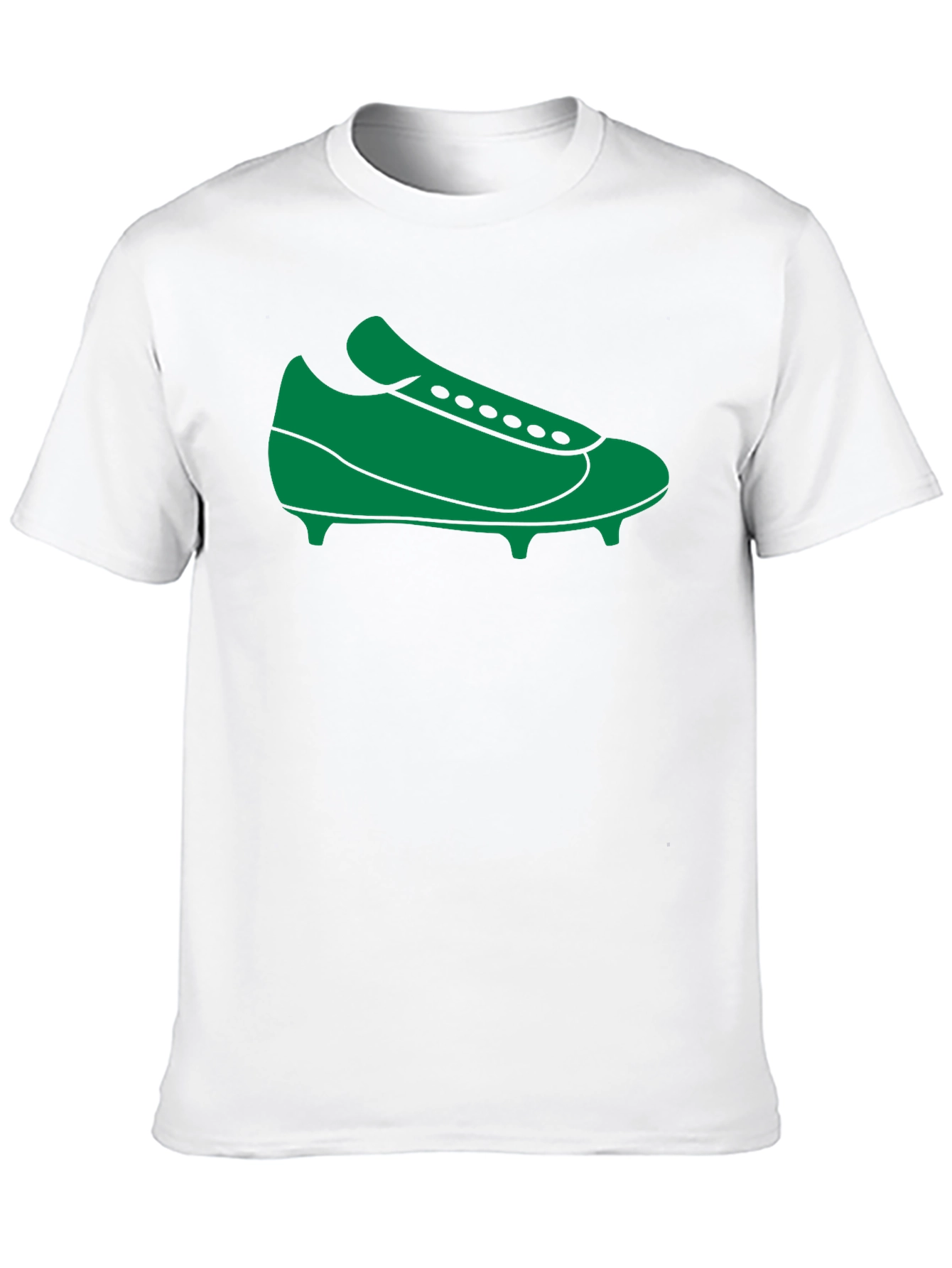 Green Soccer Shoe Graphic Tee - Sporty Style