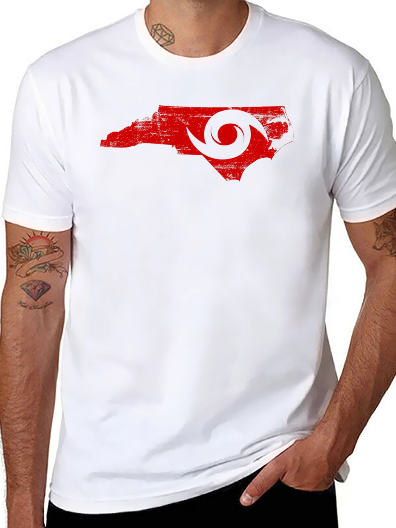 North Carolina Hurricane Graphic T-Shirt