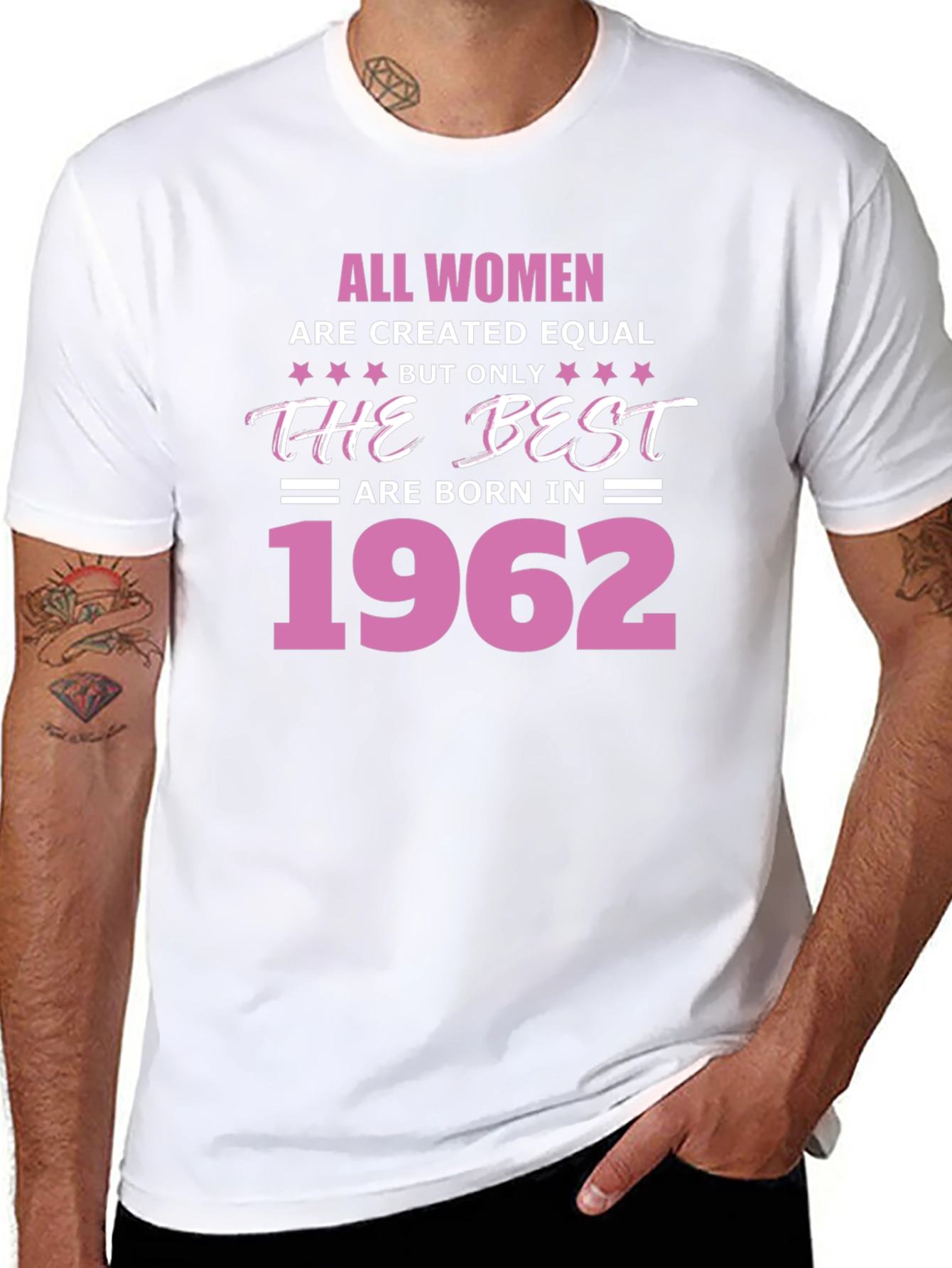 Born in 1962 Womens Graphic T-Shirt