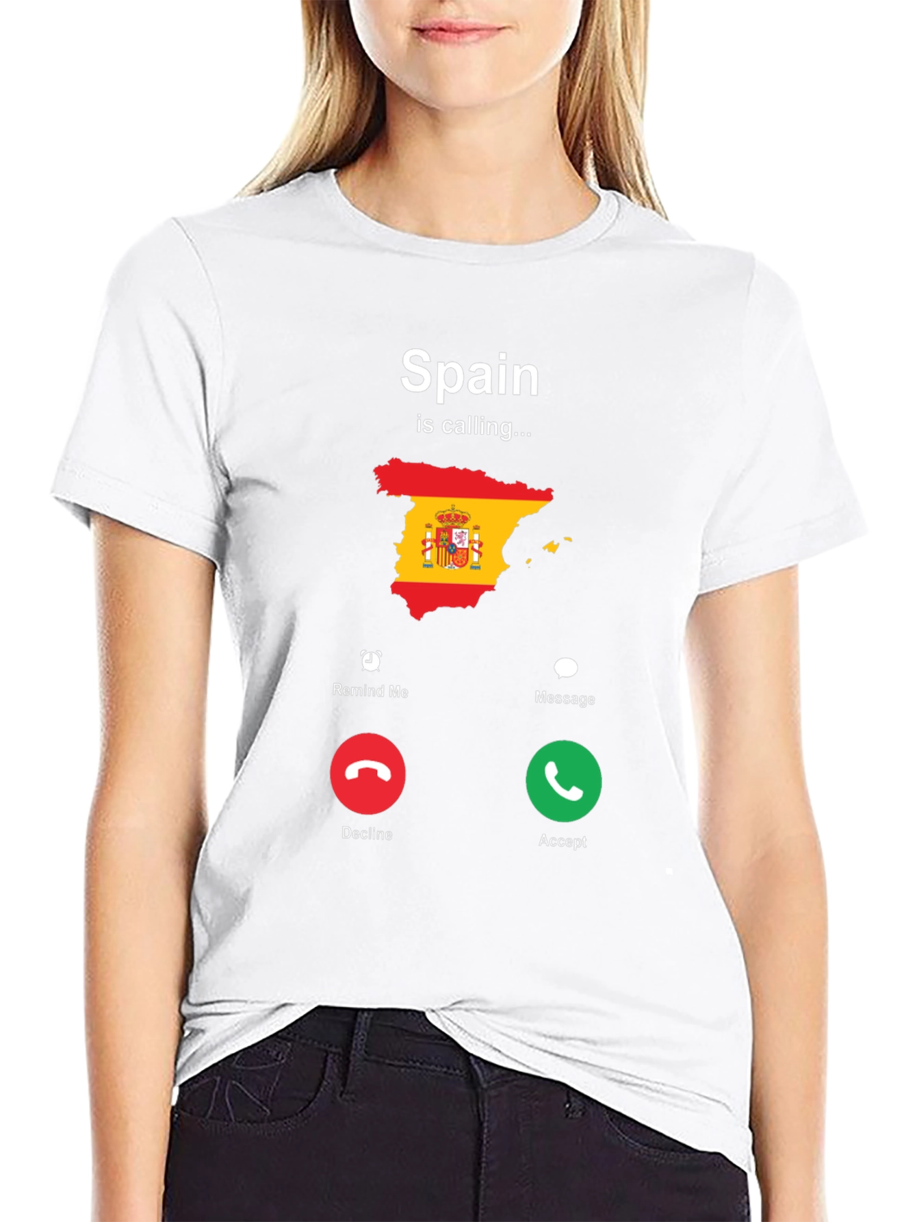 Spain Calling Graphic T-Shirt