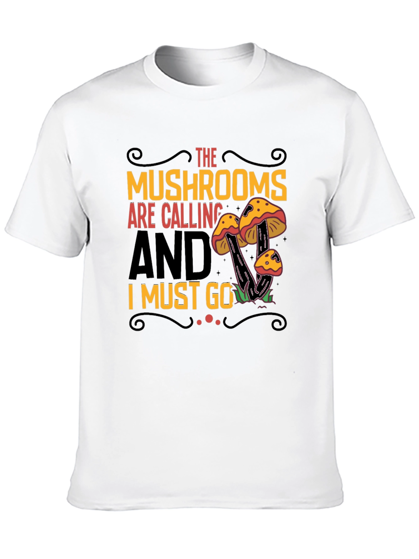 Mushroom Calling Graphic Tee