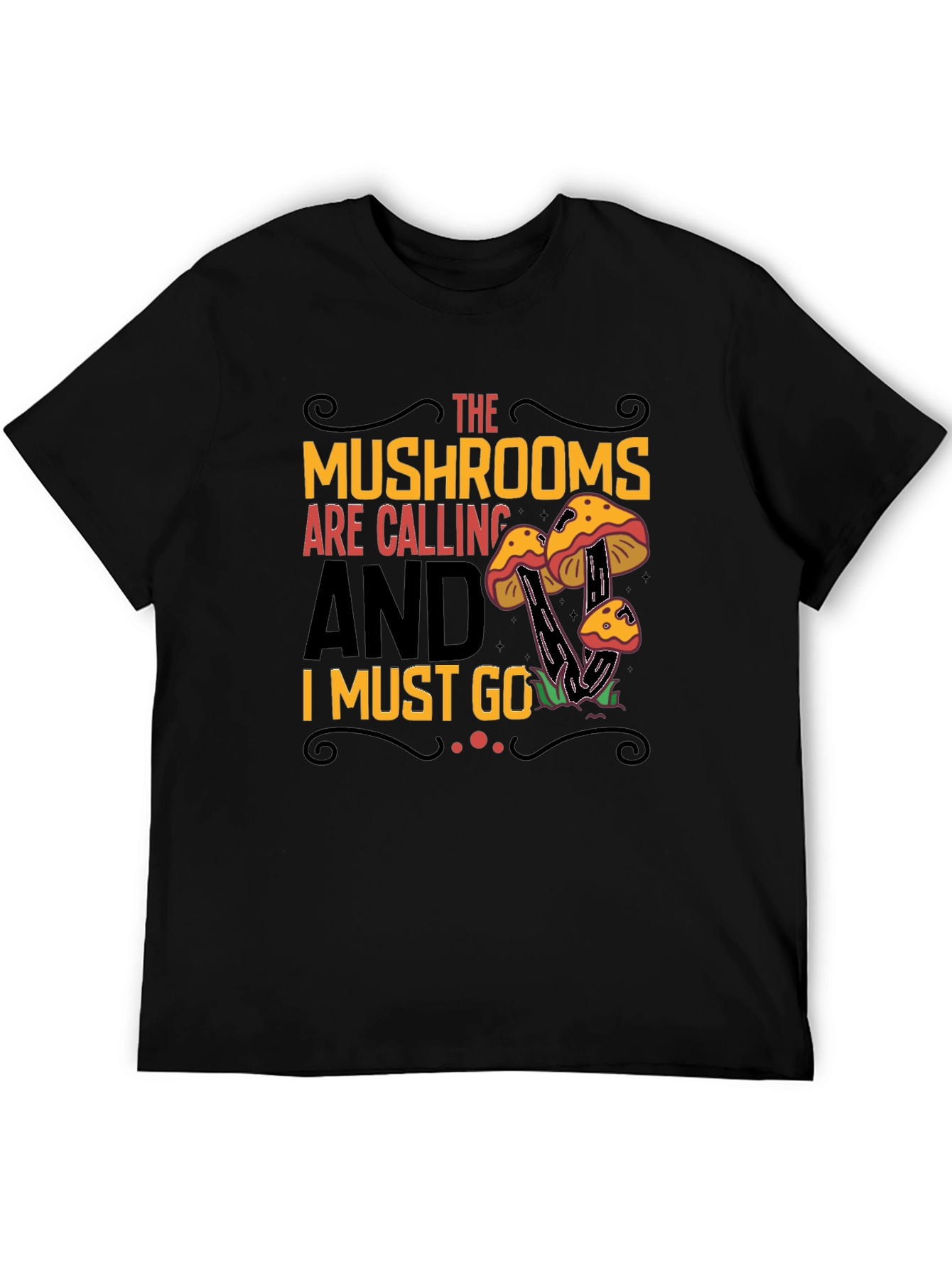 Mushroom Calling Graphic Tee