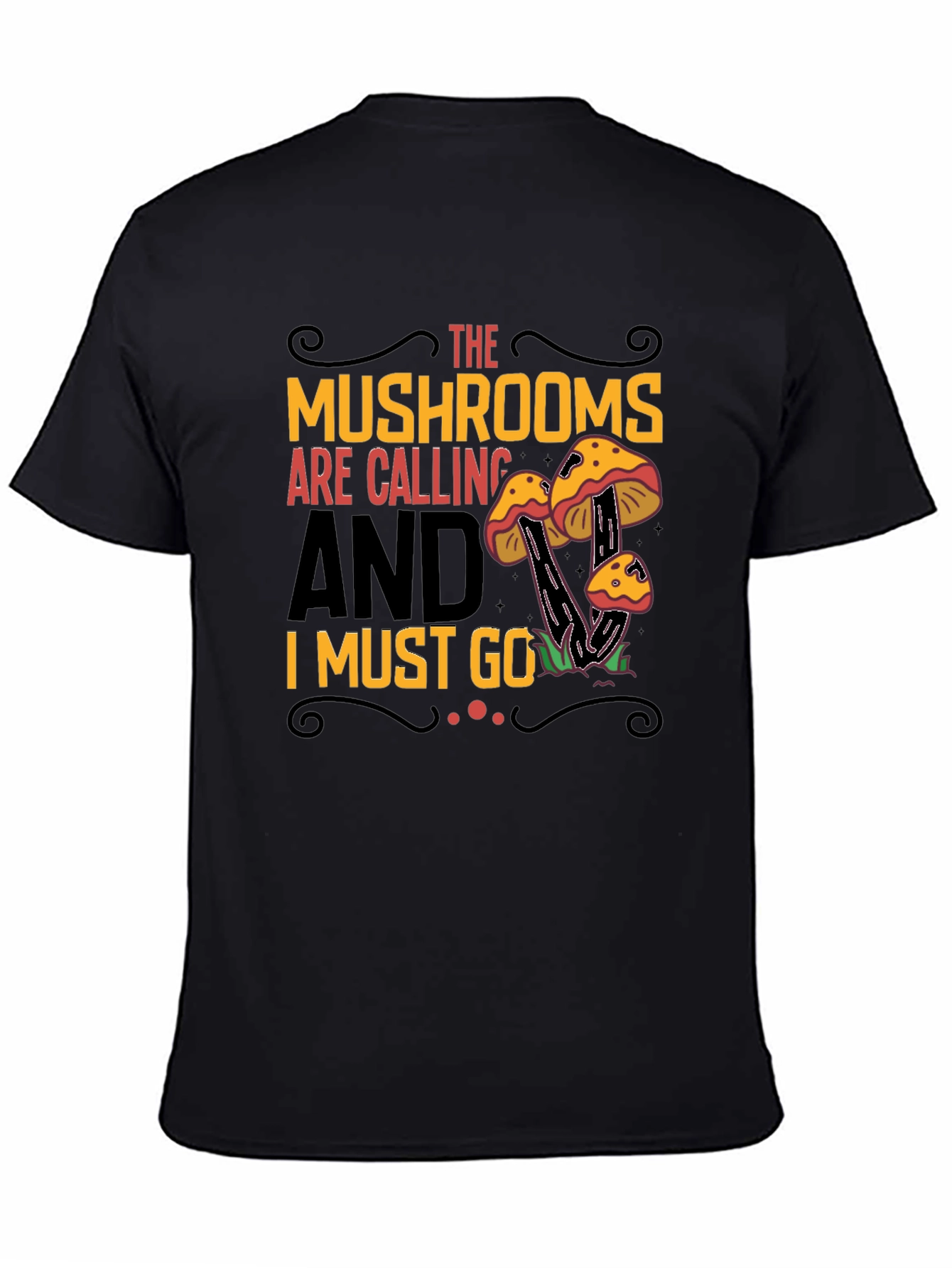 Mushroom Calling Graphic Tee