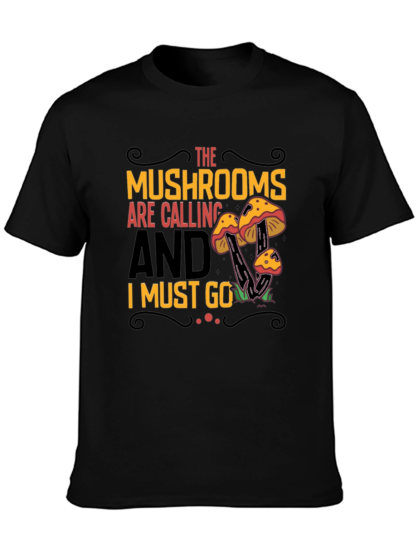 Mushroom Calling Graphic Tee