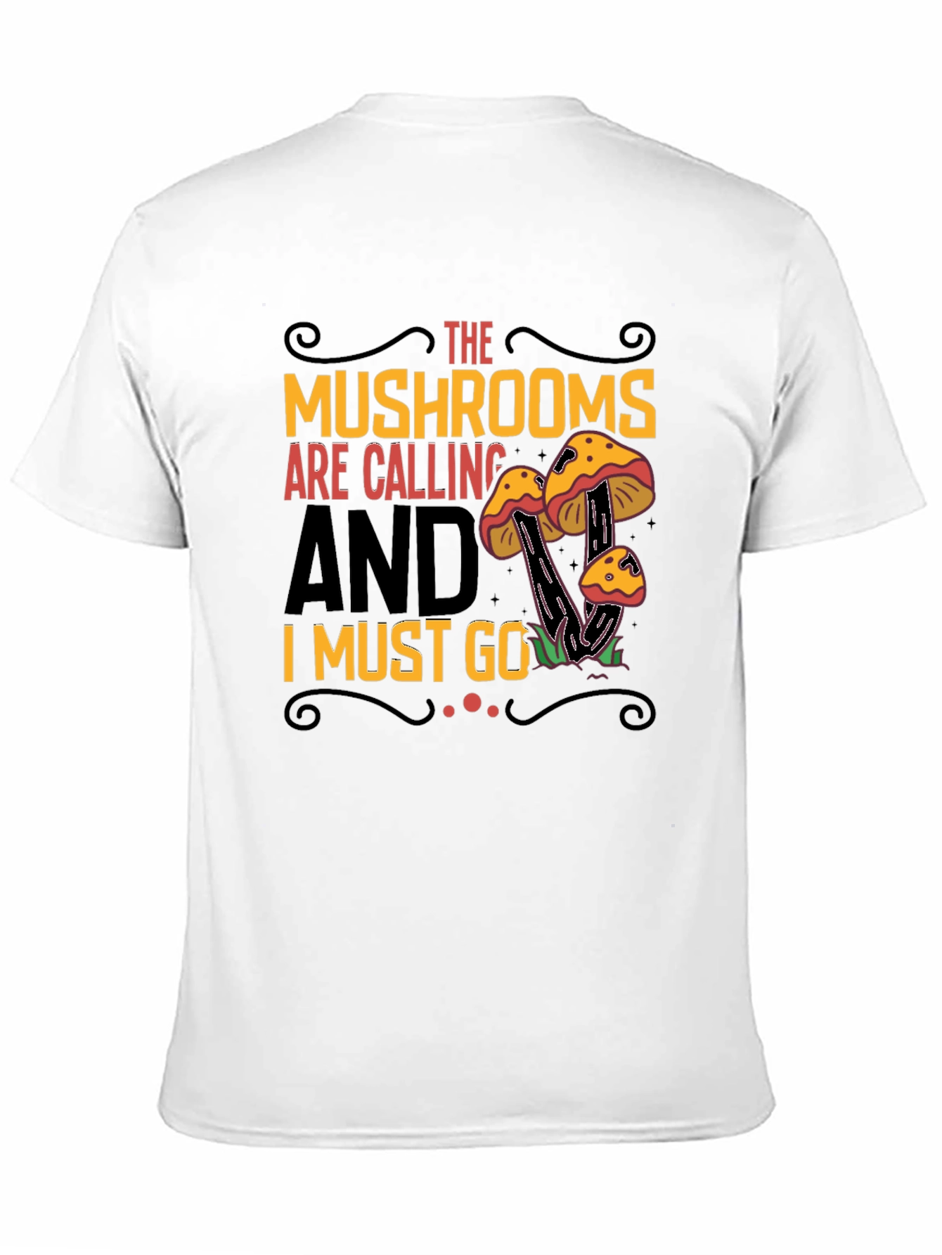 Mushroom Calling Graphic Tee