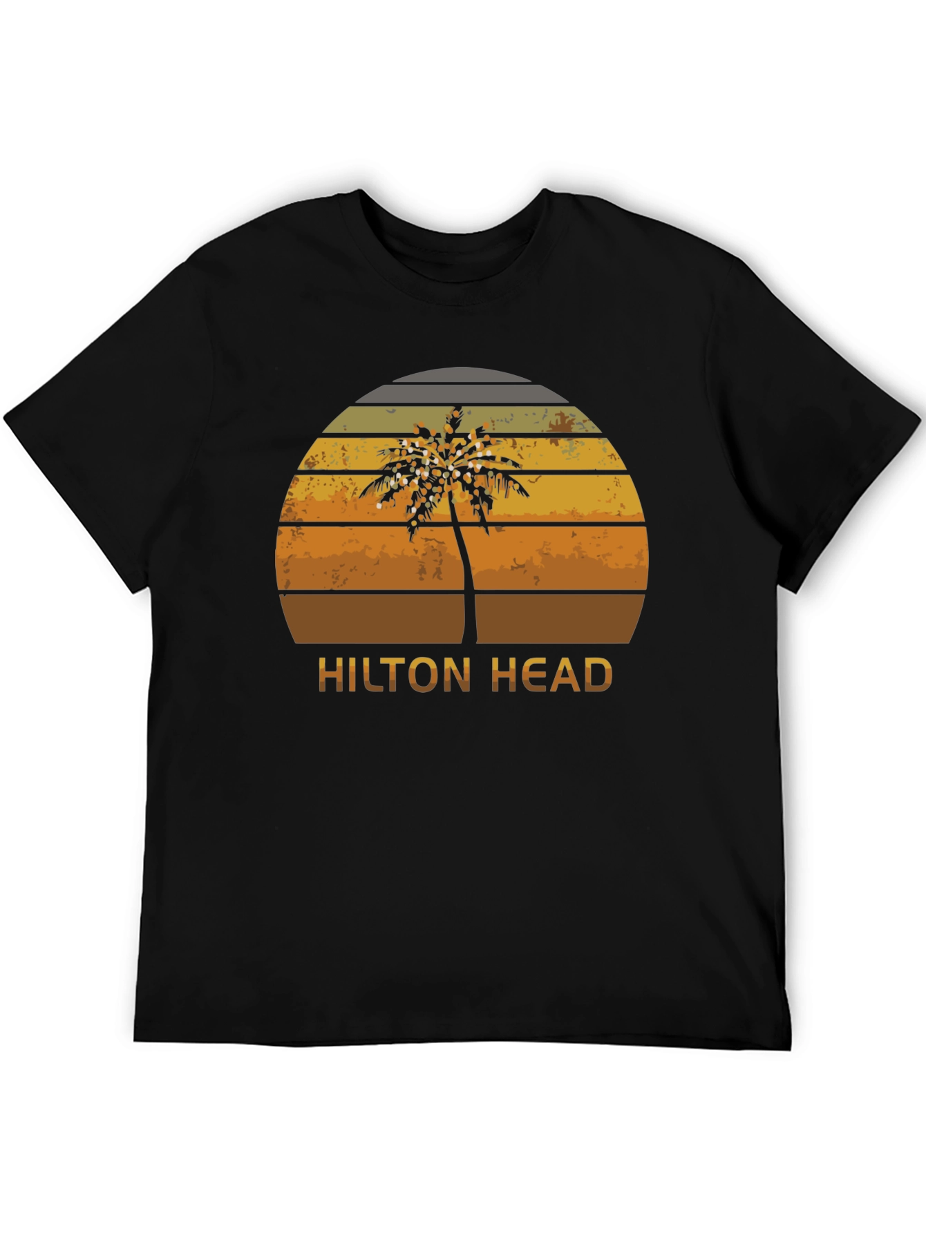 Hilton Head Retro Palm Tree Graphic Tee