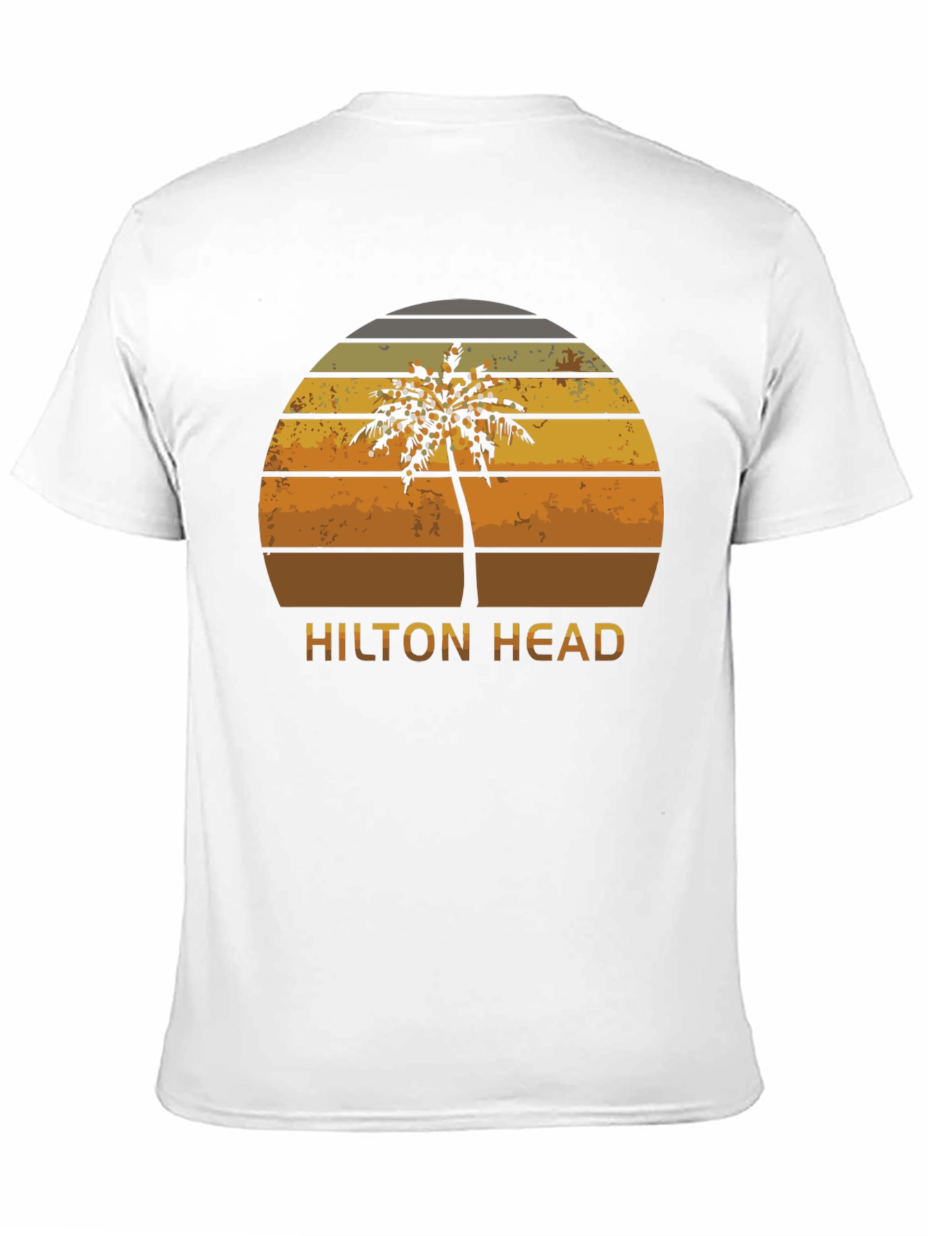 Hilton Head Retro Palm Tree Graphic Tee