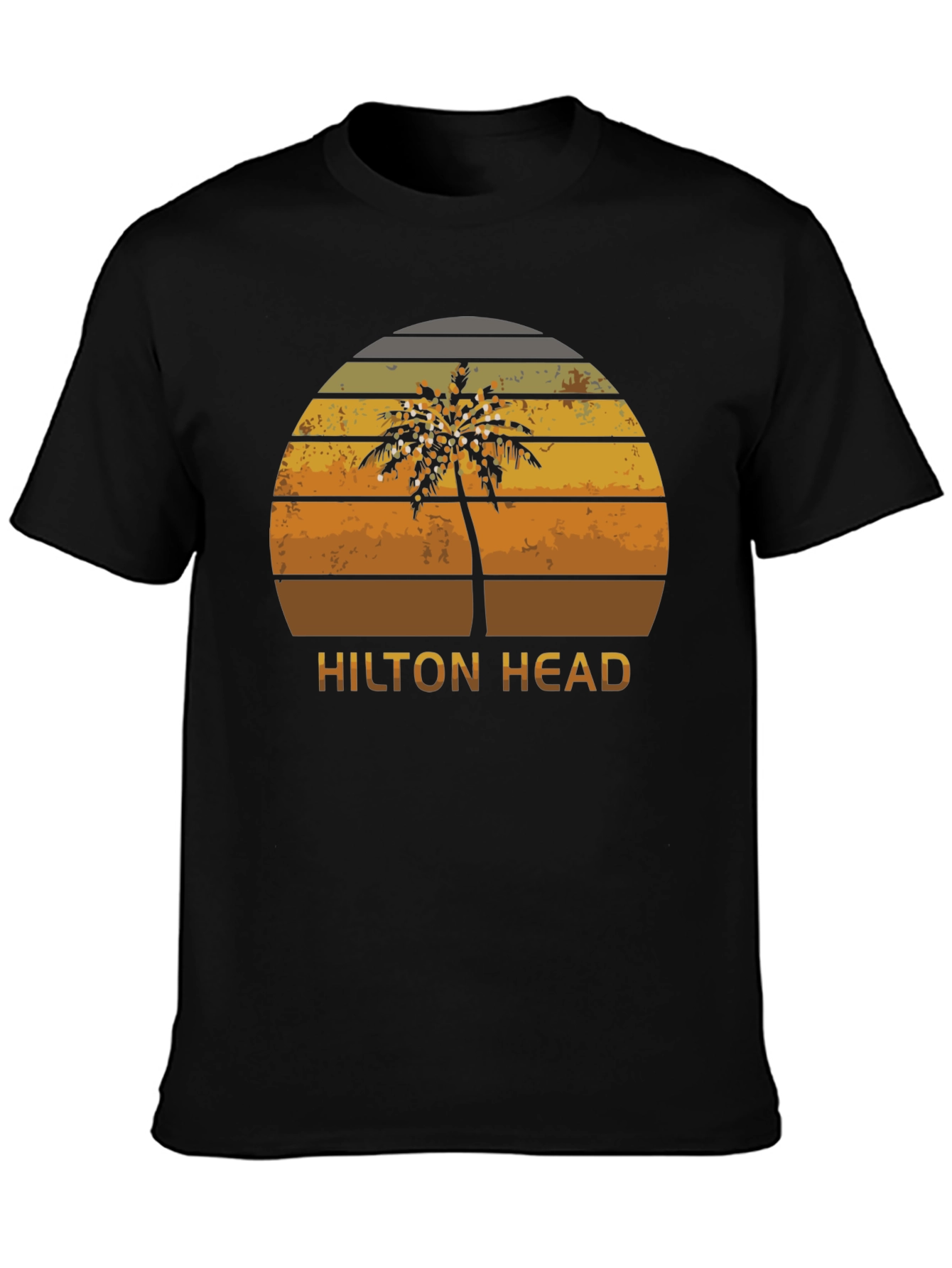 Hilton Head Retro Palm Tree Graphic Tee