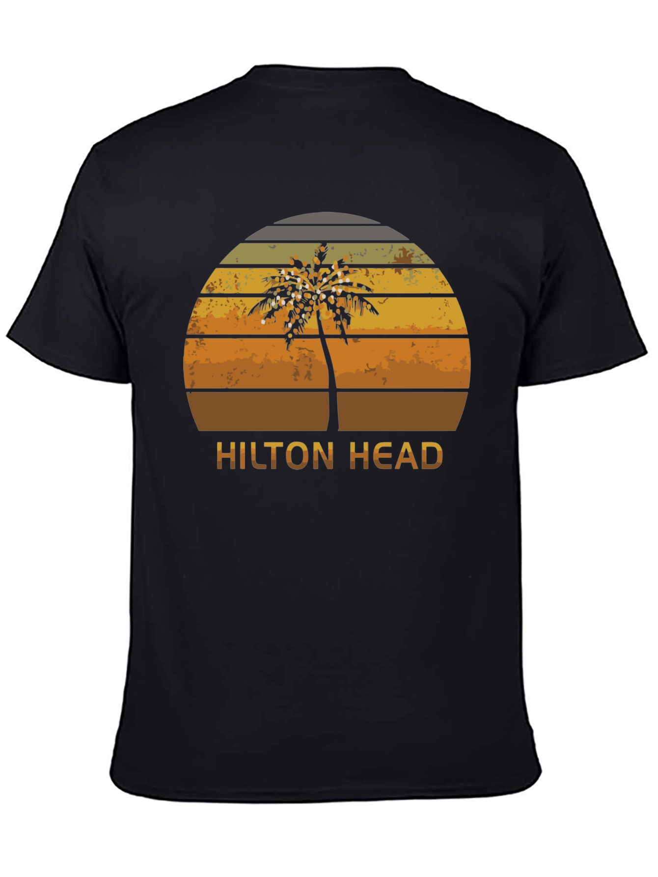 Hilton Head Retro Palm Tree Graphic Tee