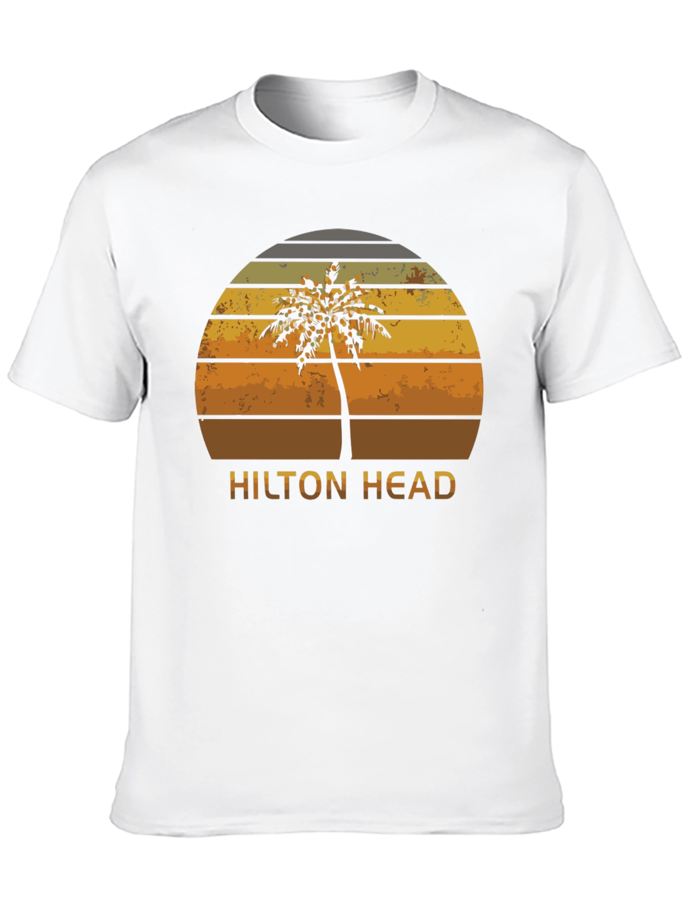 Hilton Head Retro Palm Tree Graphic Tee