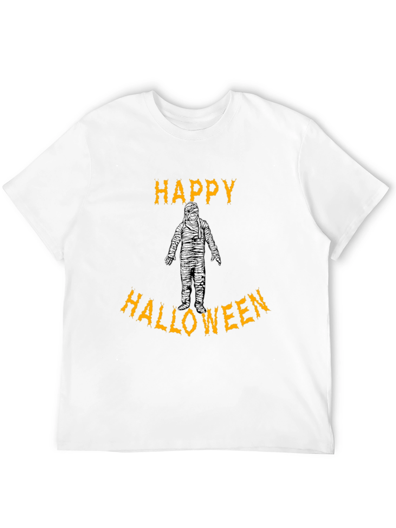 Happy Halloween Mummy Graphic T-Shirt