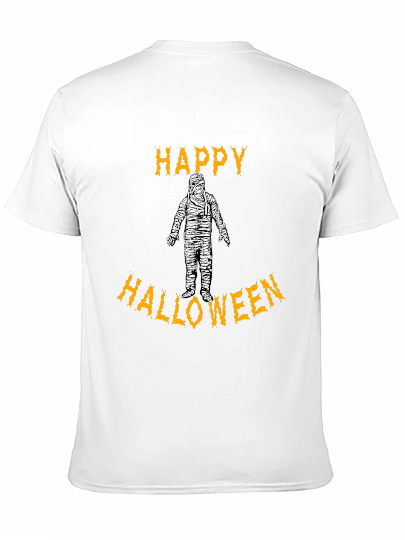 Happy Halloween Mummy Graphic T-Shirt