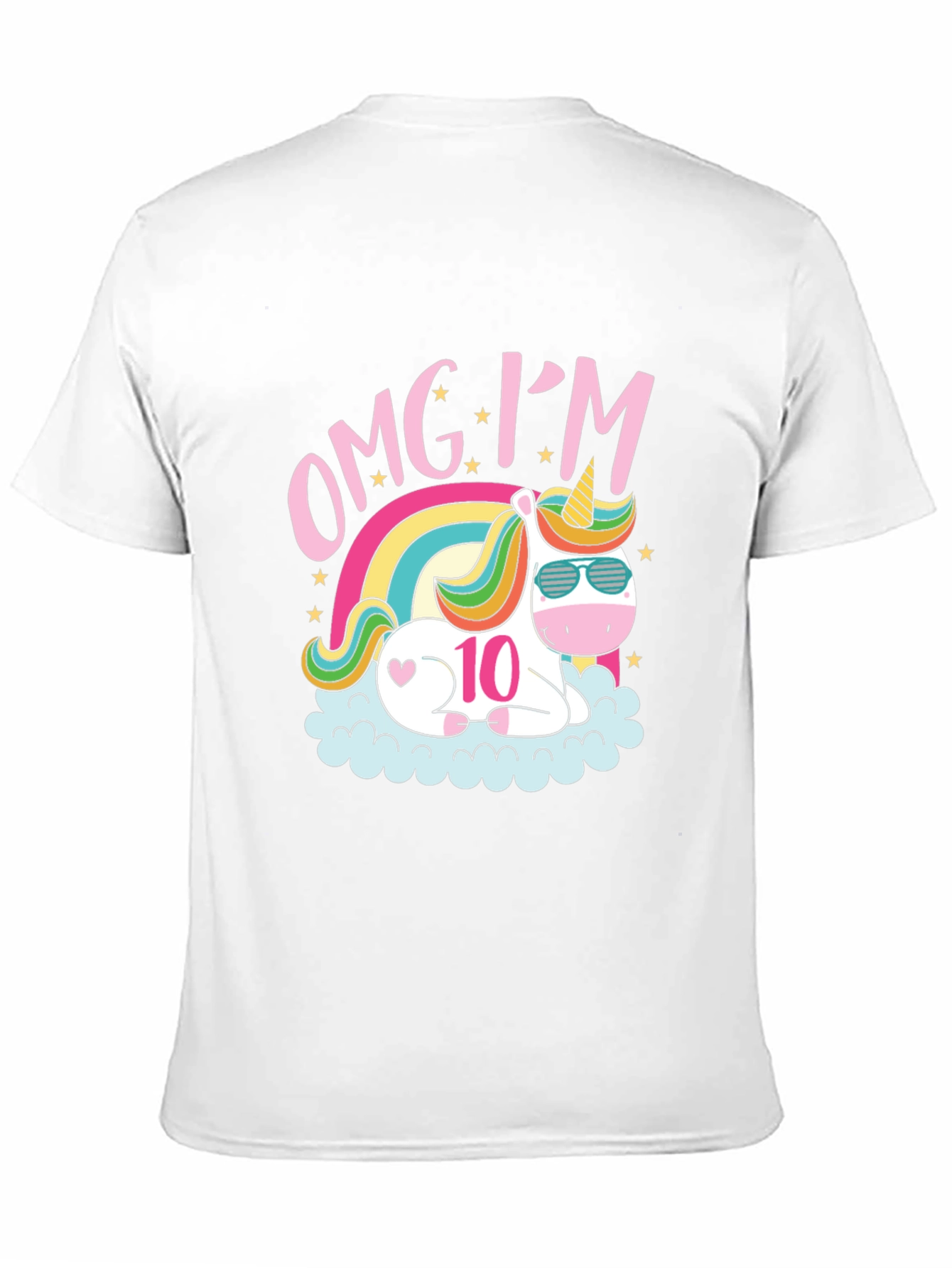 OMG Im 10 Unicorn Birthday T-Shirt