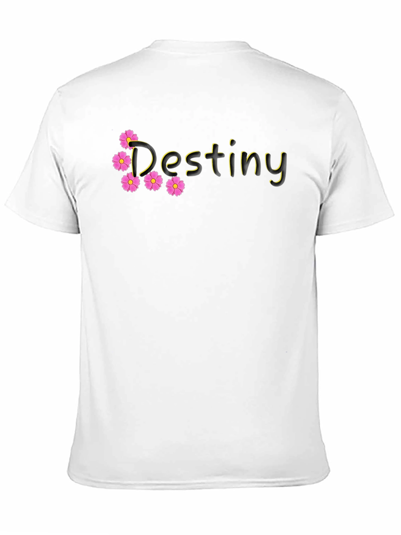 Destiny Floral Graphic Black T-Shirt