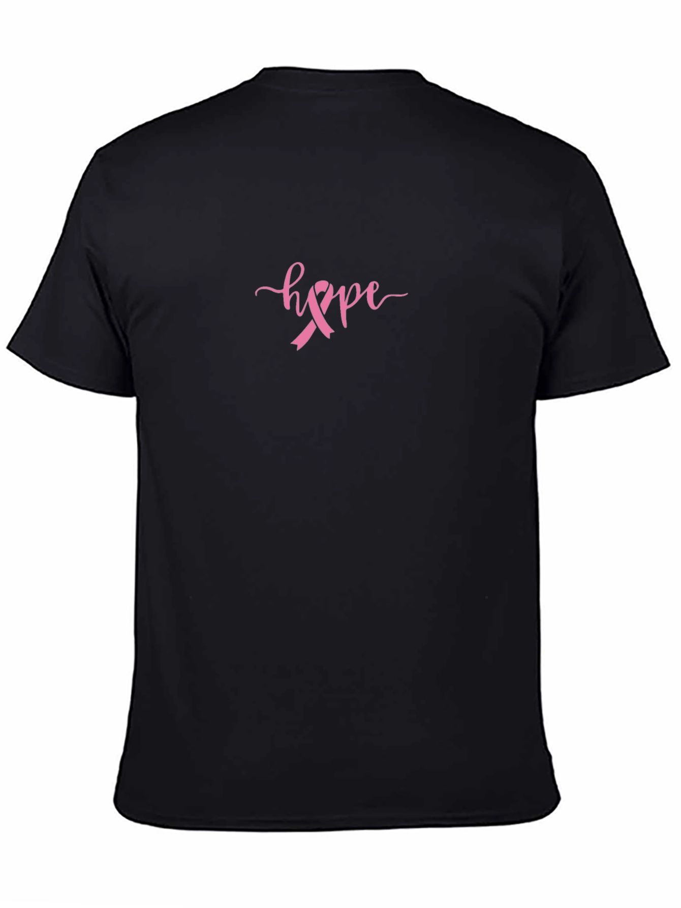 Hope Ribbon Black T-Shirt
