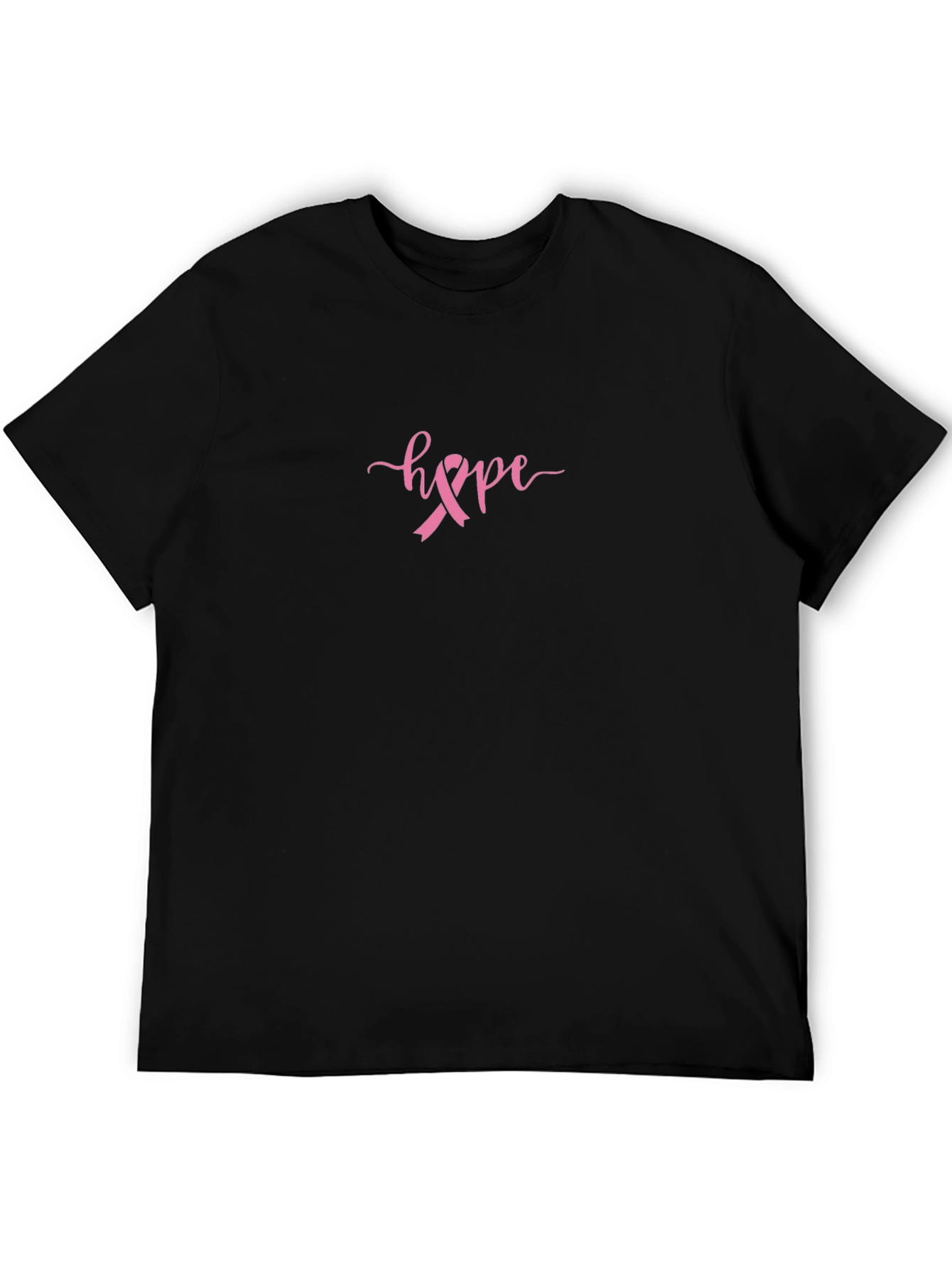 Hope Ribbon Black T-Shirt