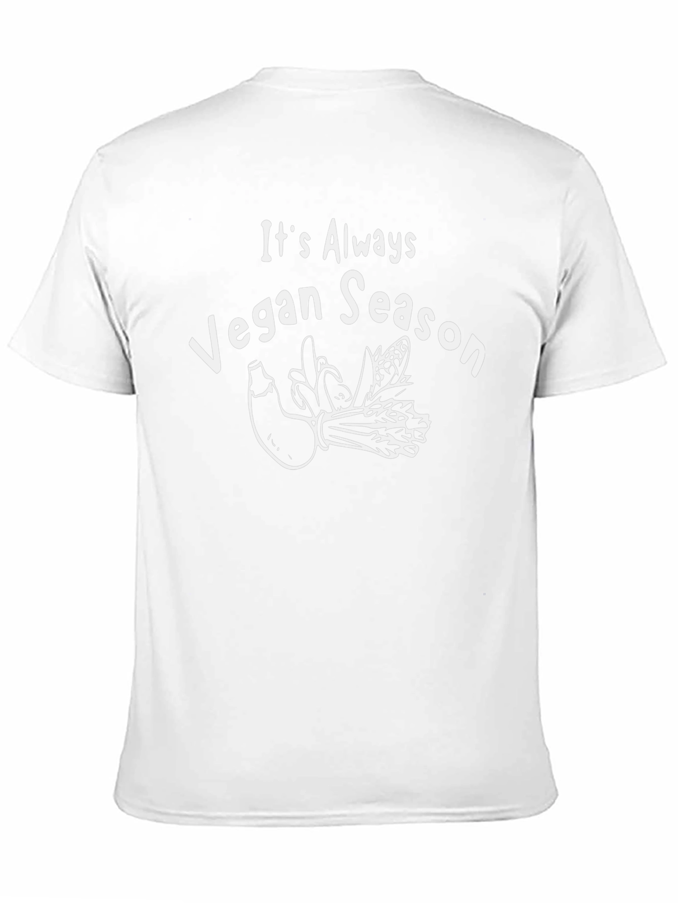 Its Always Vegan Season Black T-Shirt