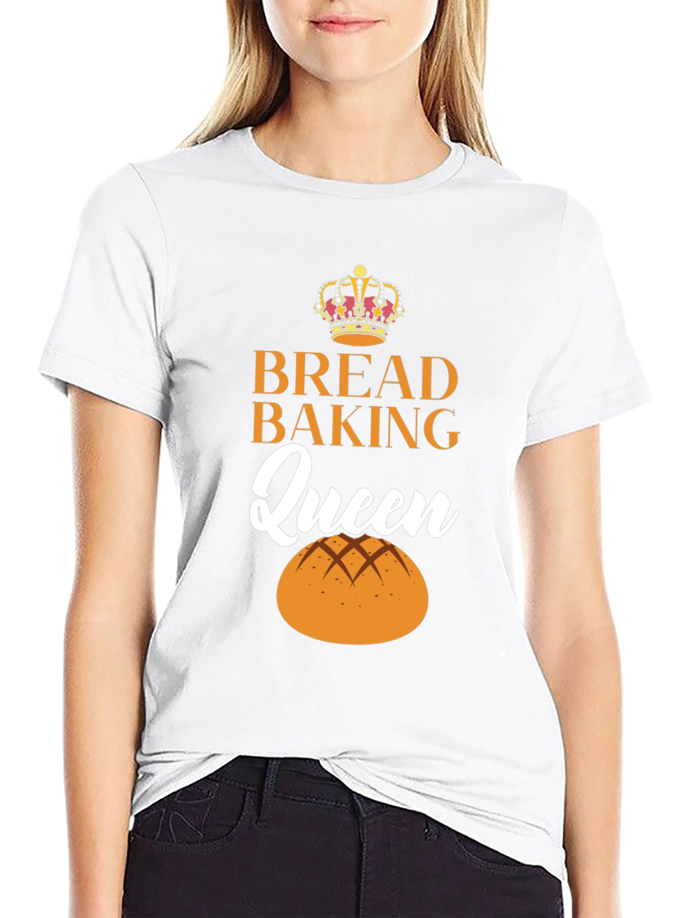 Bread Baking Queen Graphic T-Shirt
