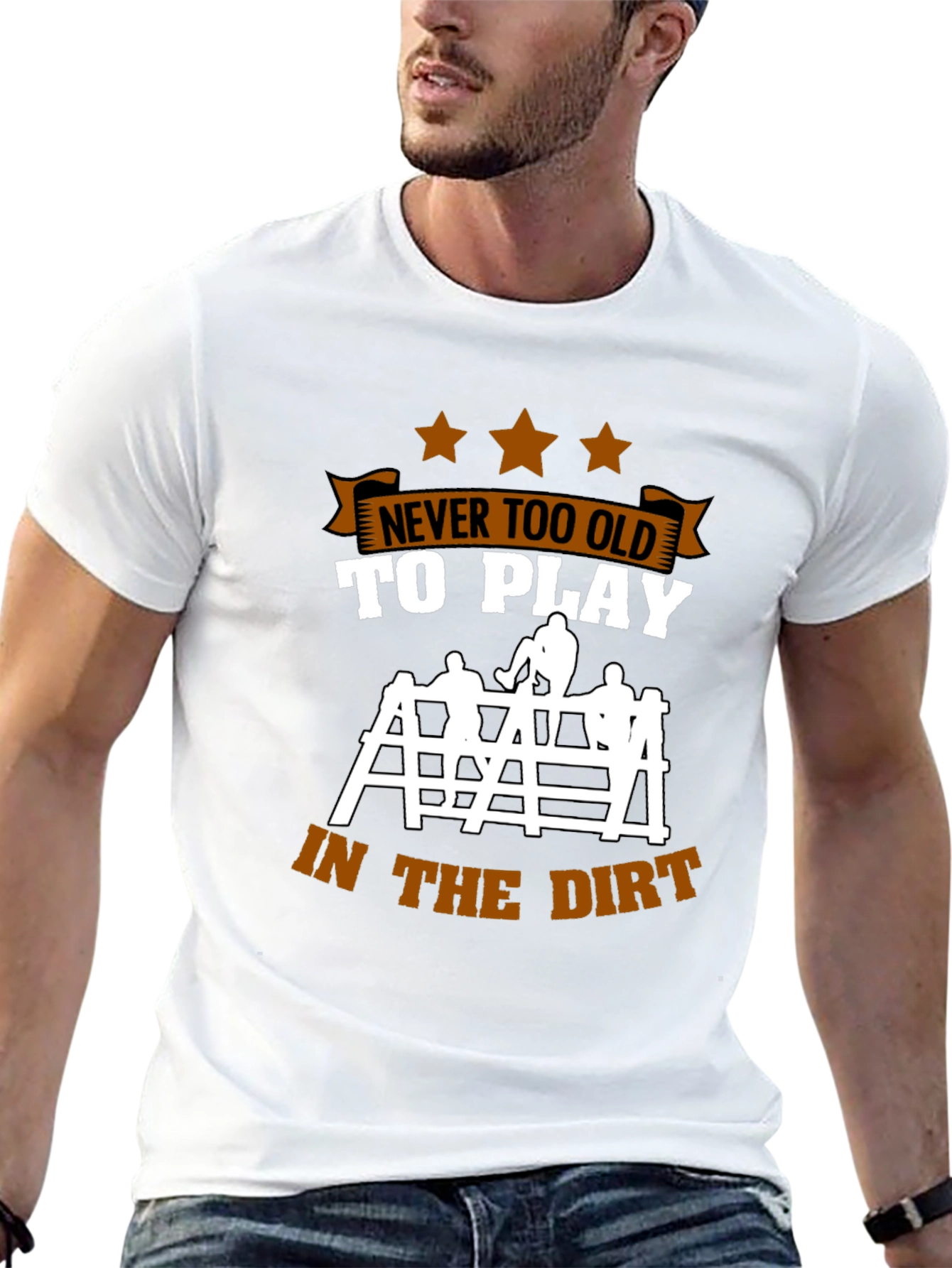 Never Too Old To Play T-Shirt
