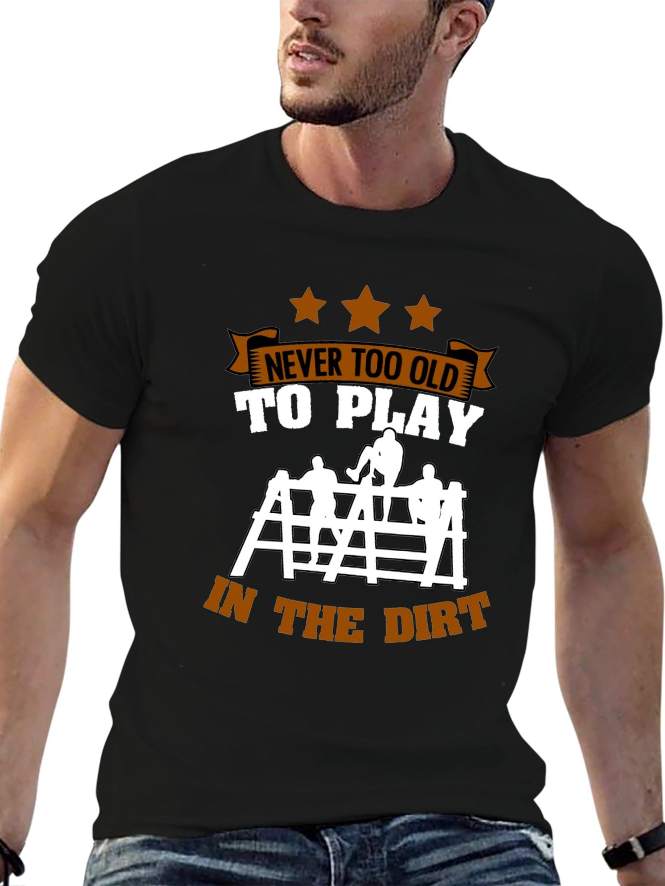 Never Too Old To Play T-Shirt