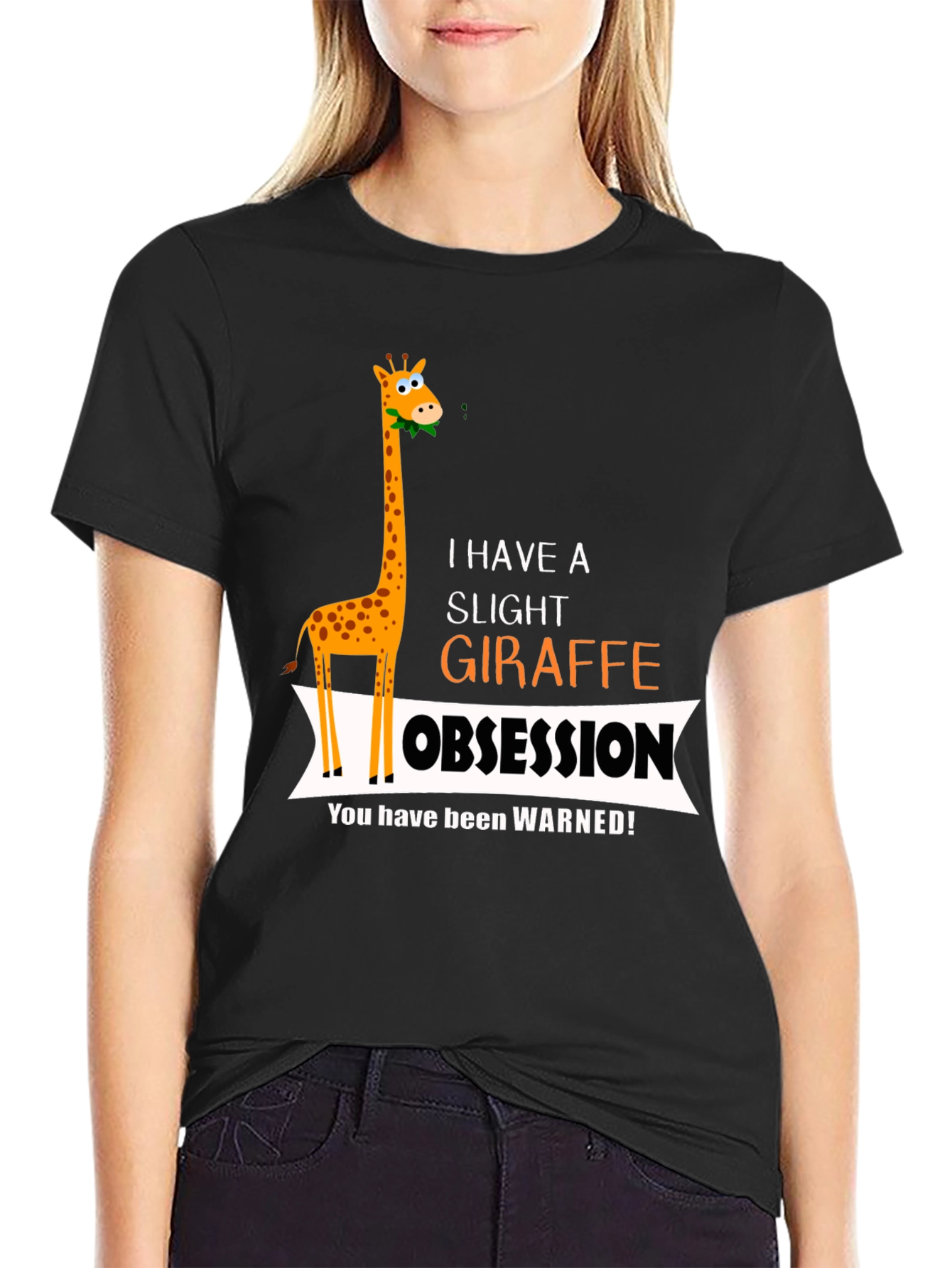 Giraffe Obsession T-Shirt - Funny Animal Lover Tee
