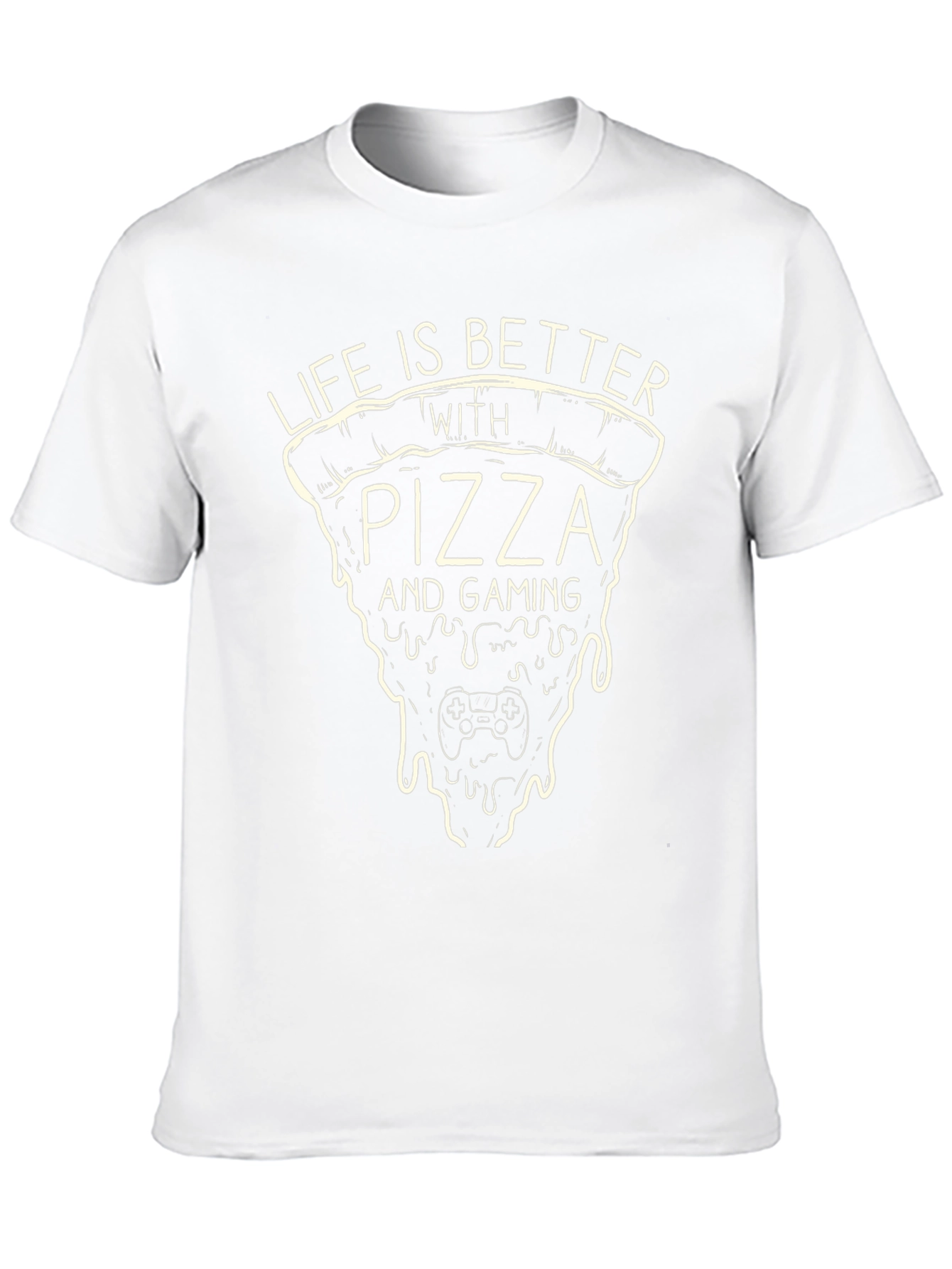 Pizza & Gaming T-Shirt - Life is Better With