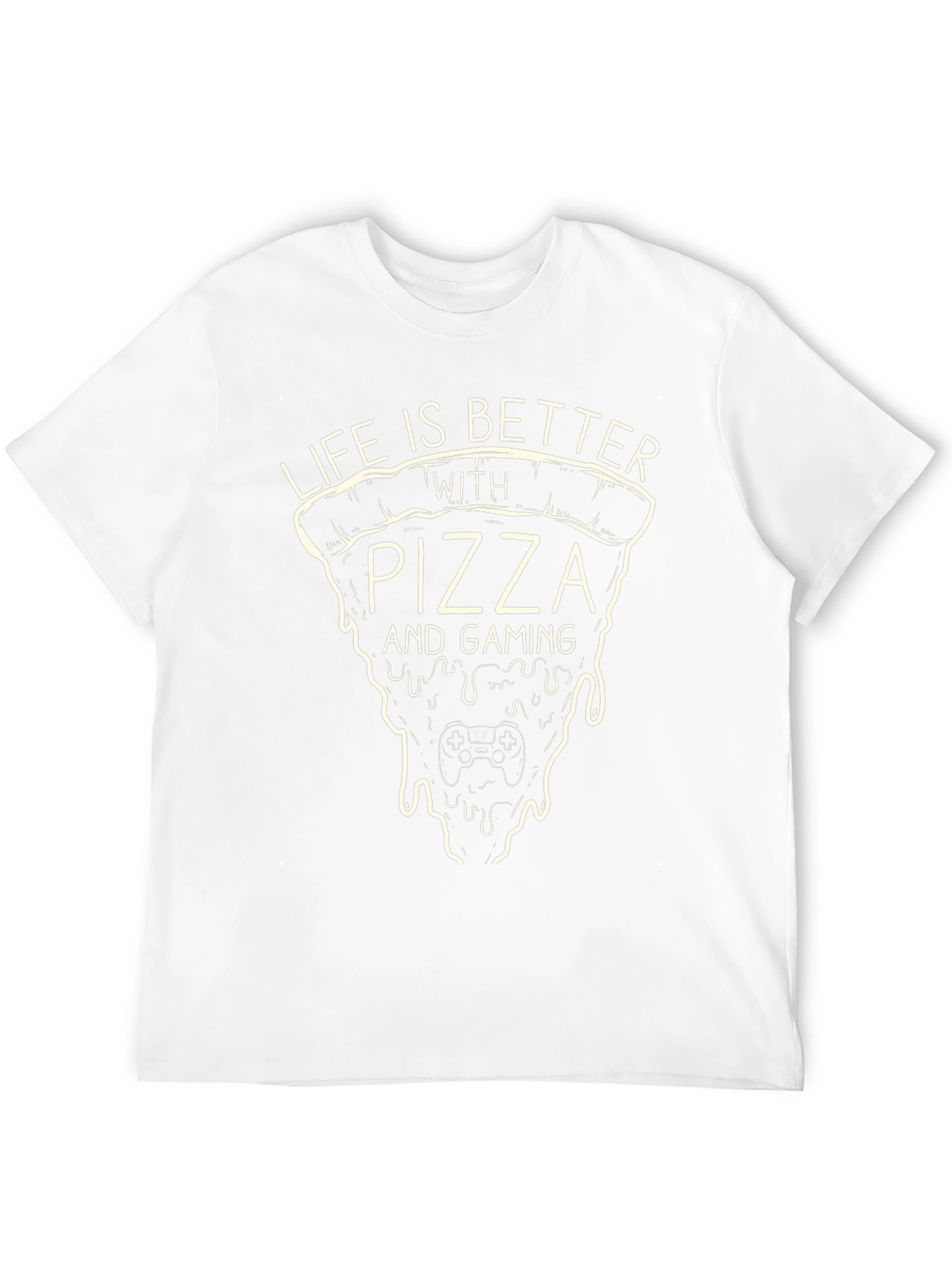 Pizza & Gaming T-Shirt - Life is Better With