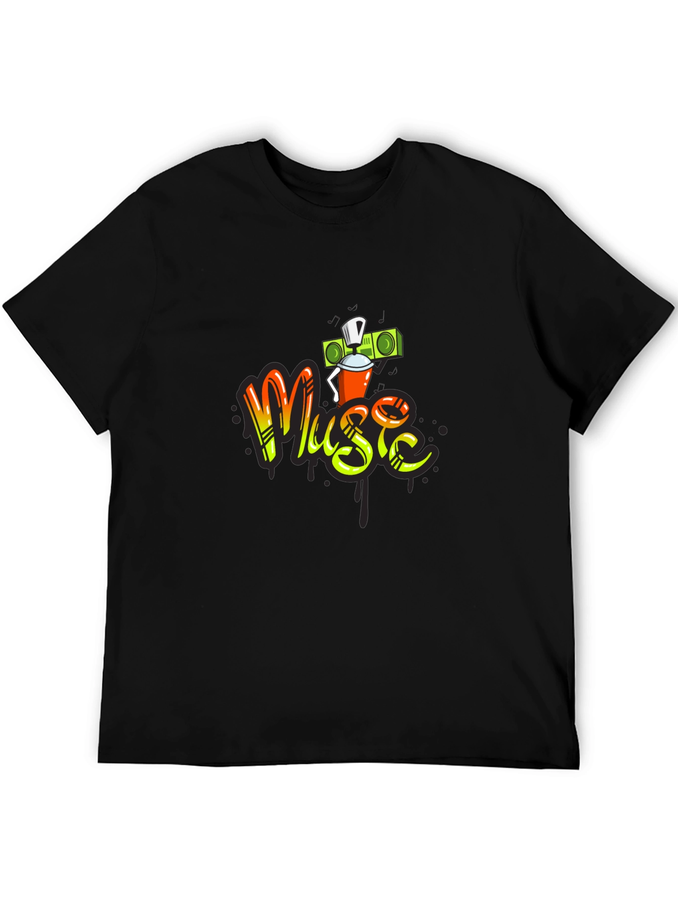 Music Graffiti T-Shirt - Urban Style Tee