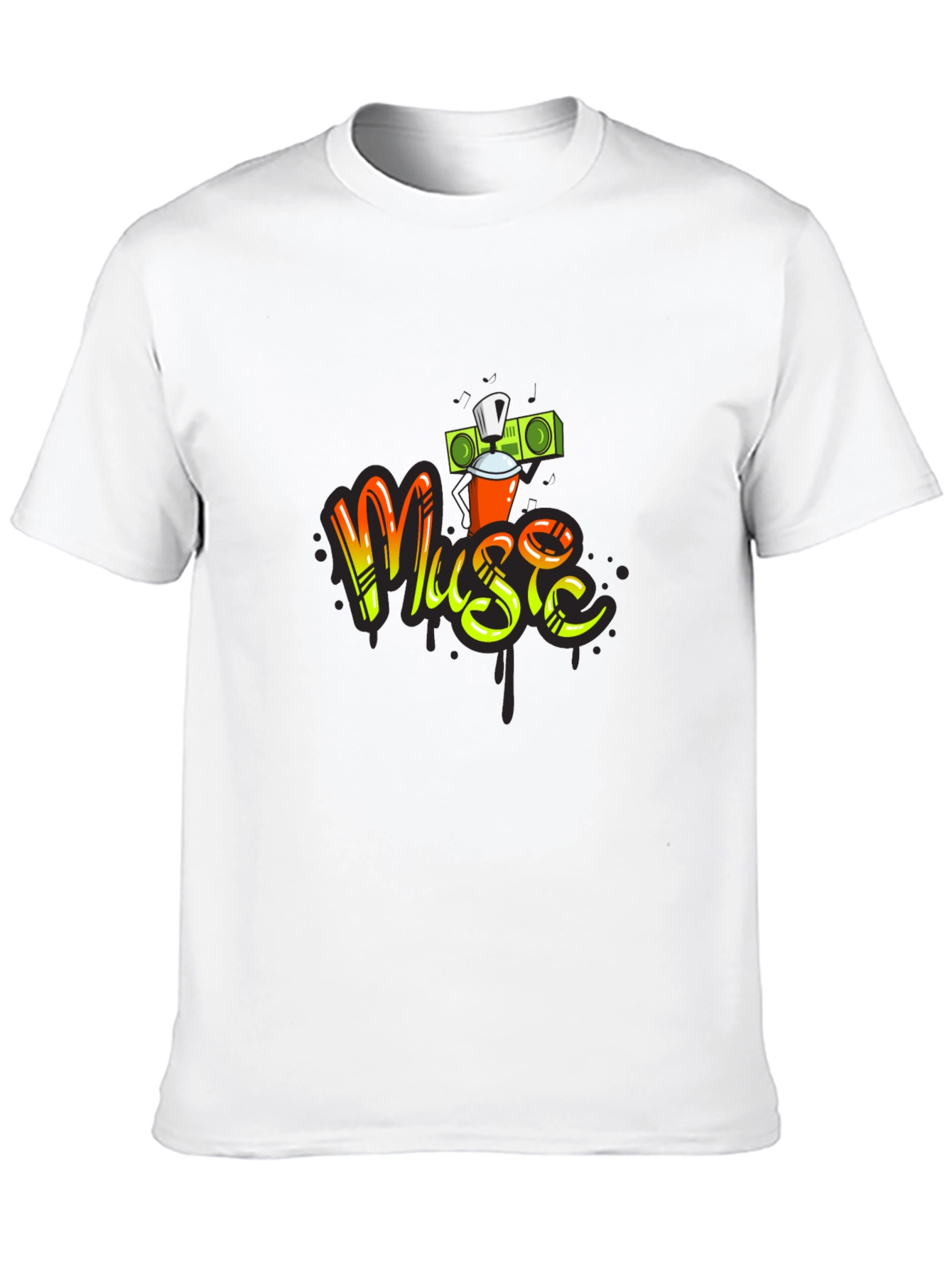 Music Graffiti T-Shirt - Urban Style Tee