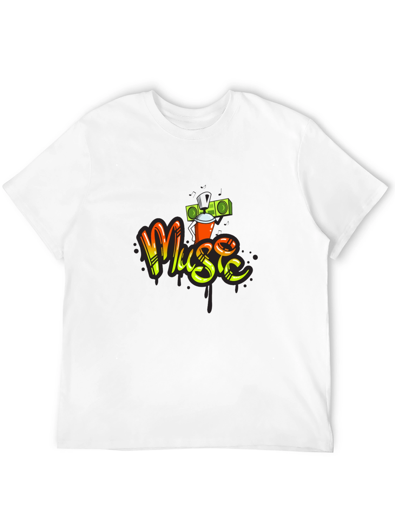 Music Graffiti T-Shirt - Urban Style Tee