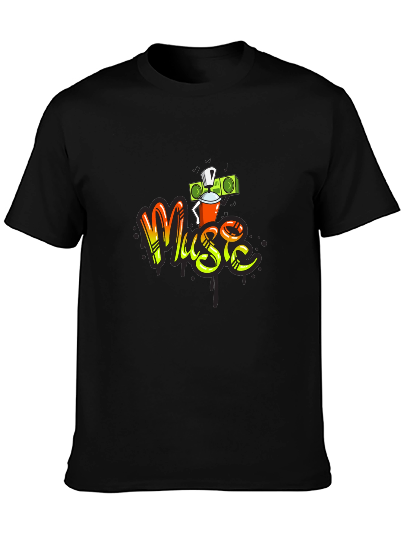 Music Graffiti T-Shirt - Urban Style Tee
