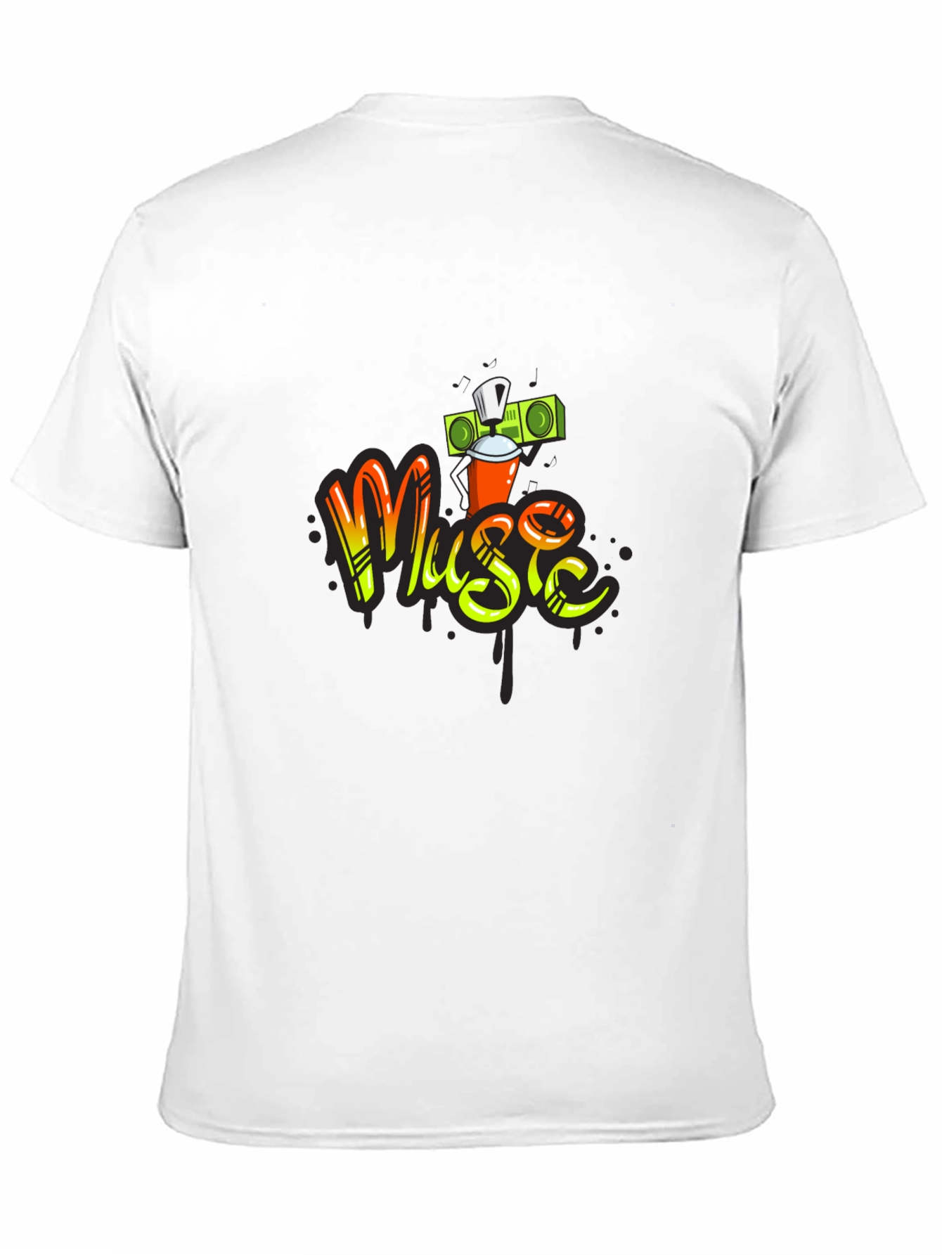 Music Graffiti T-Shirt - Urban Style Tee