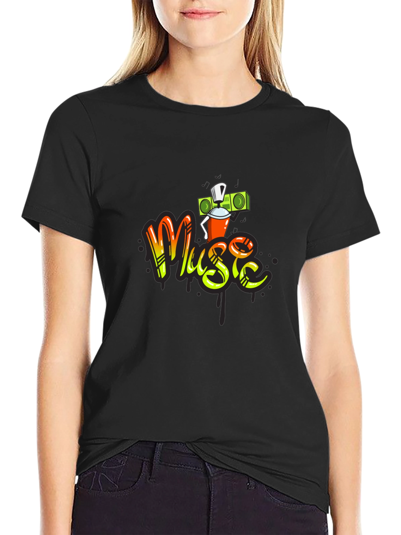 Music Graffiti T-Shirt - Urban Style Tee