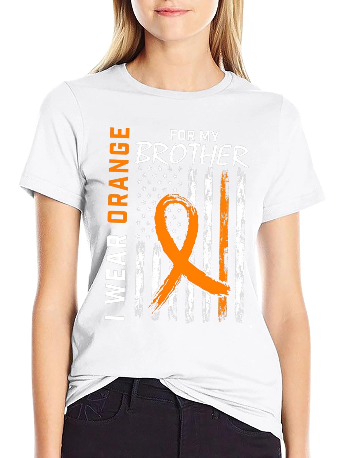 I Wear Orange for My Brother T-Shirt