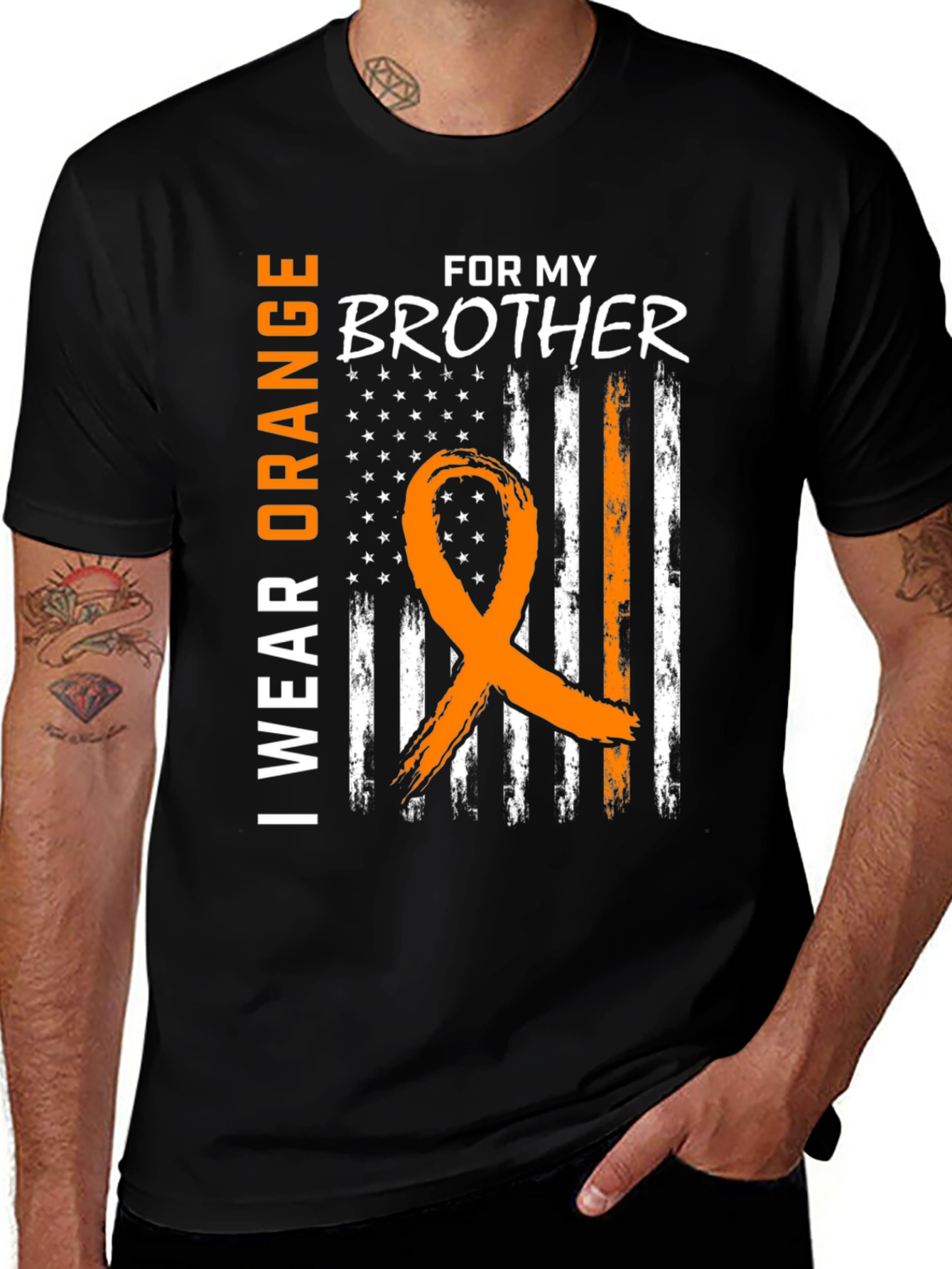 I Wear Orange for My Brother T-Shirt