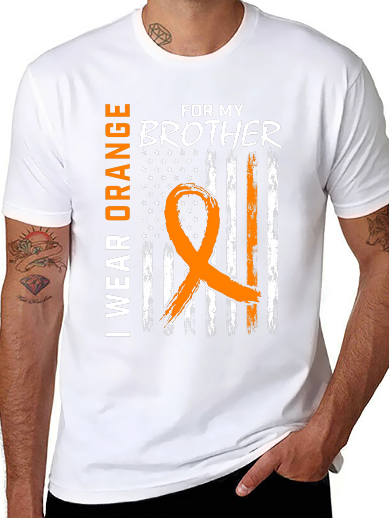 I Wear Orange for My Brother T-Shirt