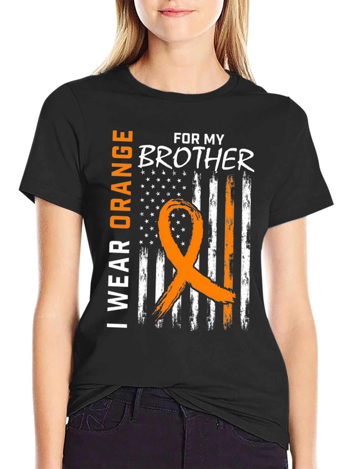 I Wear Orange for My Brother T-Shirt